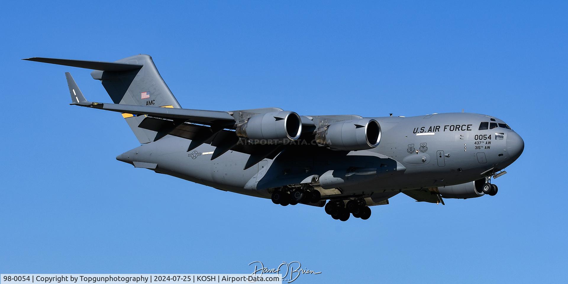 98-0054, 1998 Boeing C-17A Globemaster III C/N F-057, VOLT14 C-17 demo at Oshkosh 24