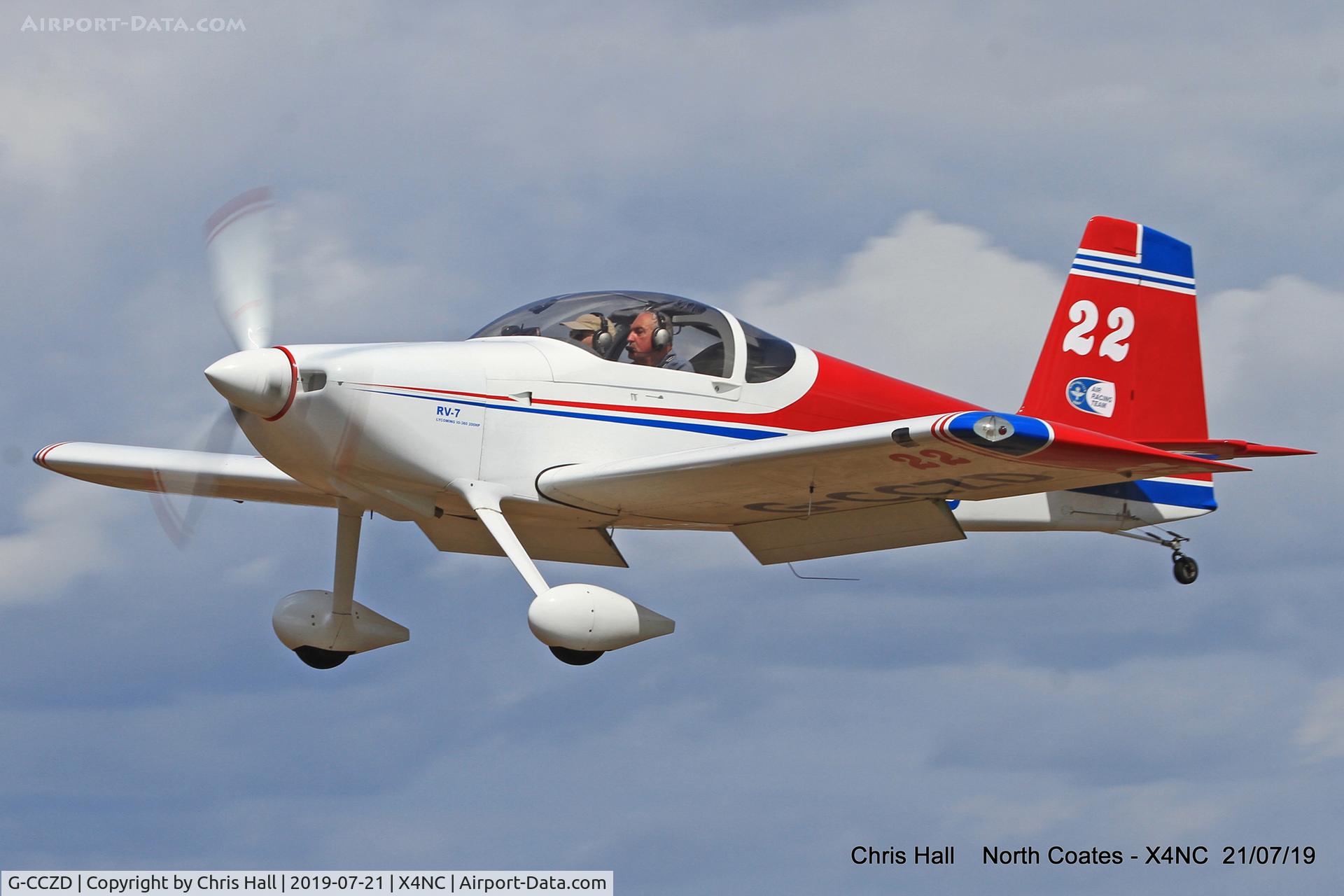 G-CCZD, 2004 Vans RV-7 C/N PFA 323-14087, North Coates summer fly in