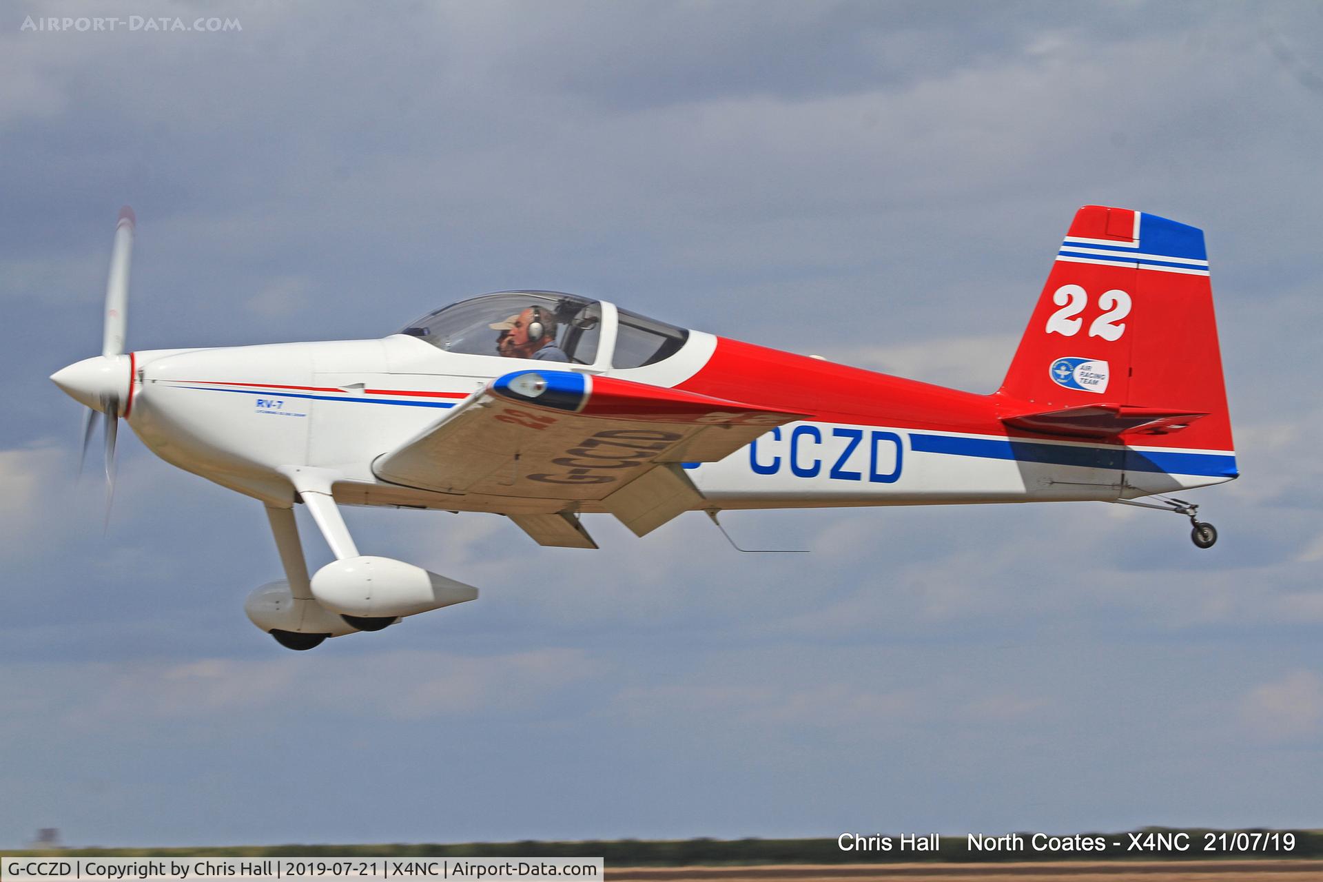 G-CCZD, 2004 Vans RV-7 C/N PFA 323-14087, North Coates summer fly in