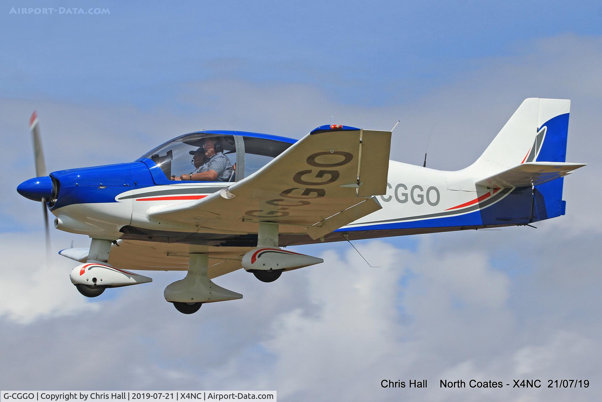 G-CGGO, 1987 Robin DR-400-180 Regent Regent C/N 1756, North Coates summer fly in