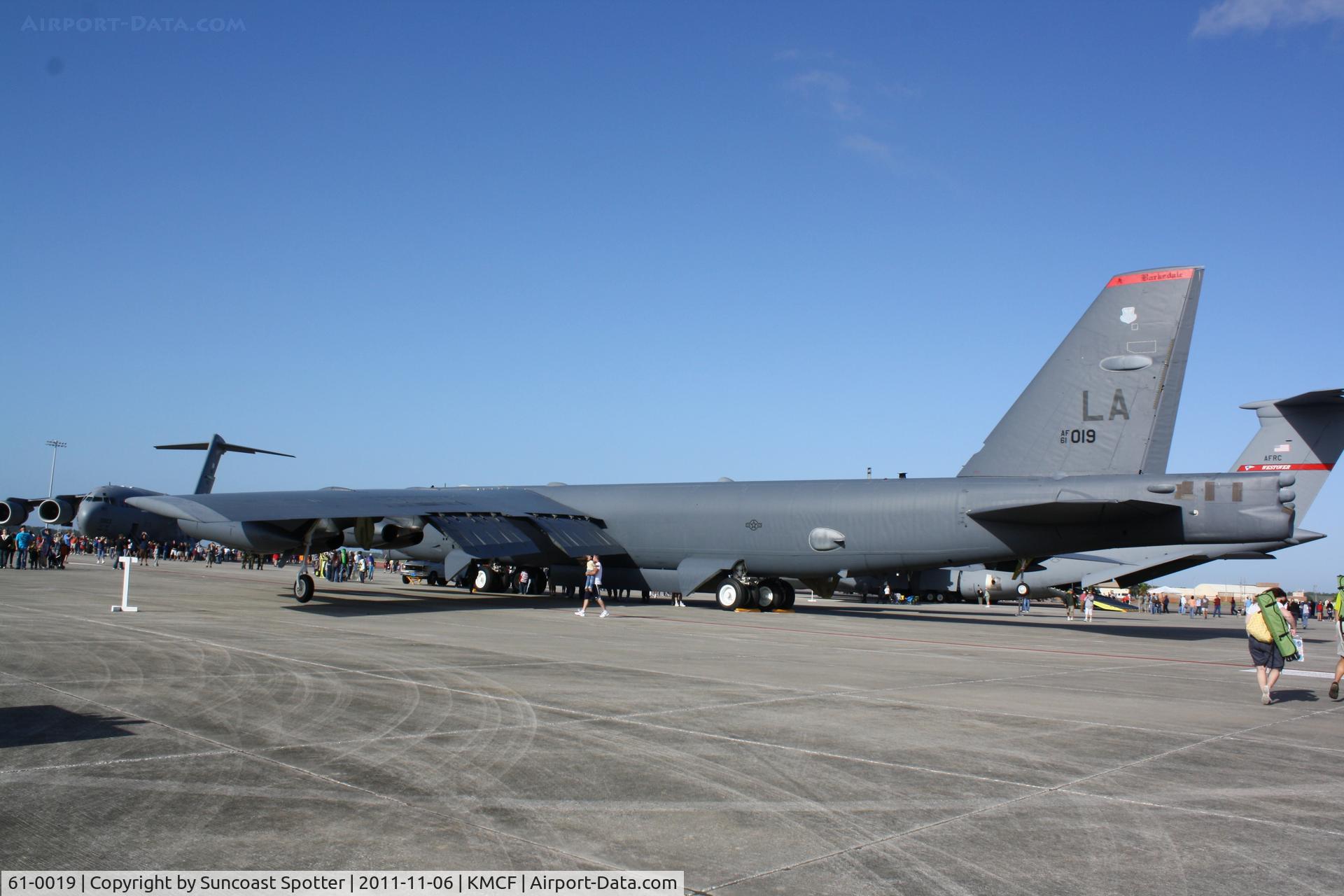 61-0019, 1961 Boeing B-52H Stratofortress C/N 464446, B-52H Stratofortress from 2nd Bomb Wing at Barksdale Air Force Base on display at MacDill Air Force Base