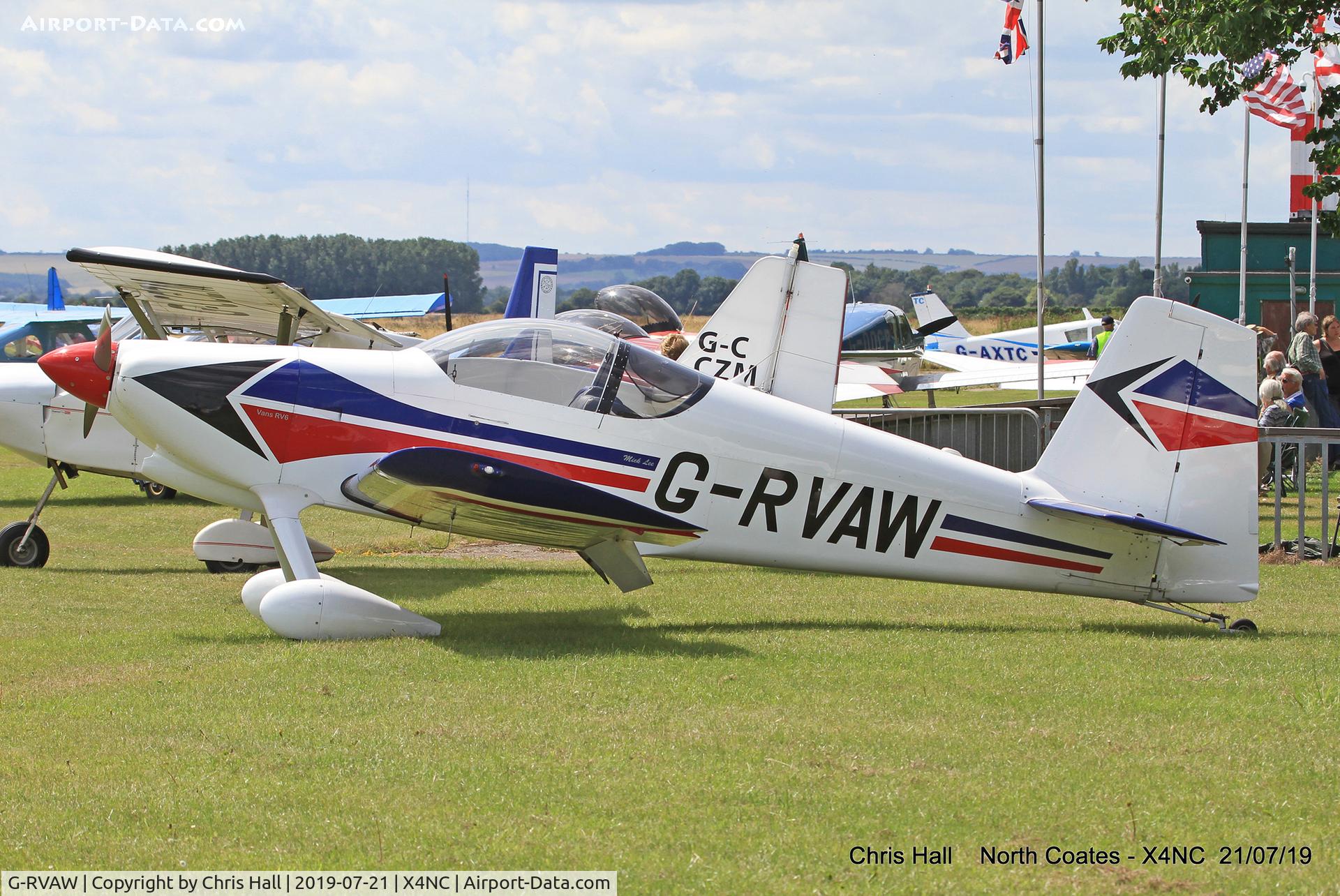 G-RVAW, 2000 Vans RV-6 C/N PFA 181-13234, North Coates summer fly in