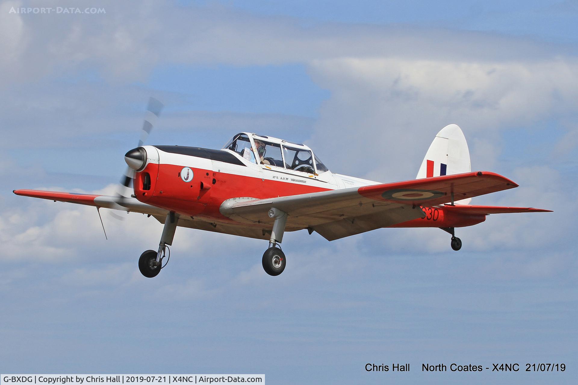 G-BXDG, 1950 De Havilland DHC-1 Chipmunk T.10 C/N C1/0644, North Coates summer fly in