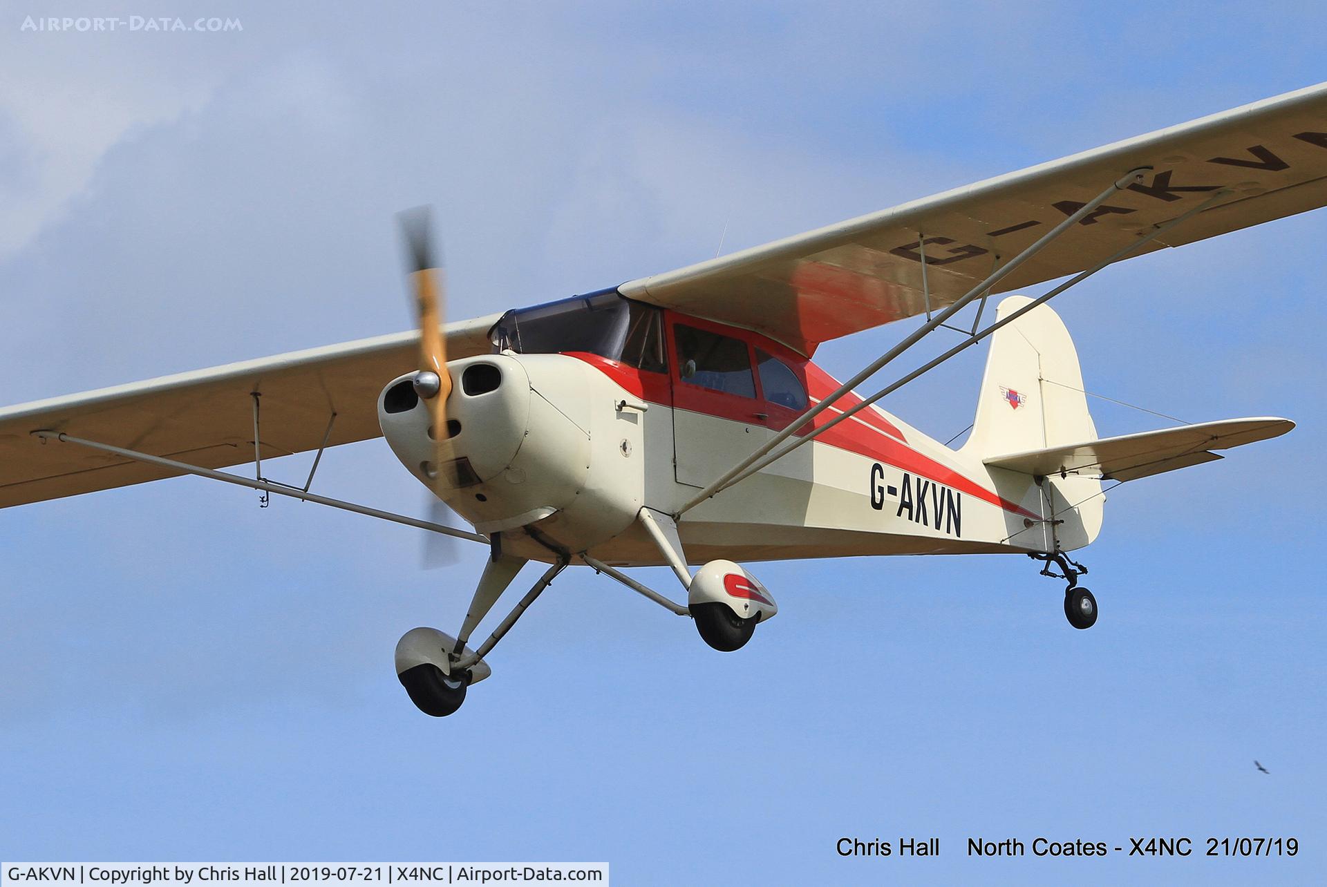 G-AKVN, 1946 Aeronca 11AC Chief Chief C/N 11AC-469, North Coates summer fly in