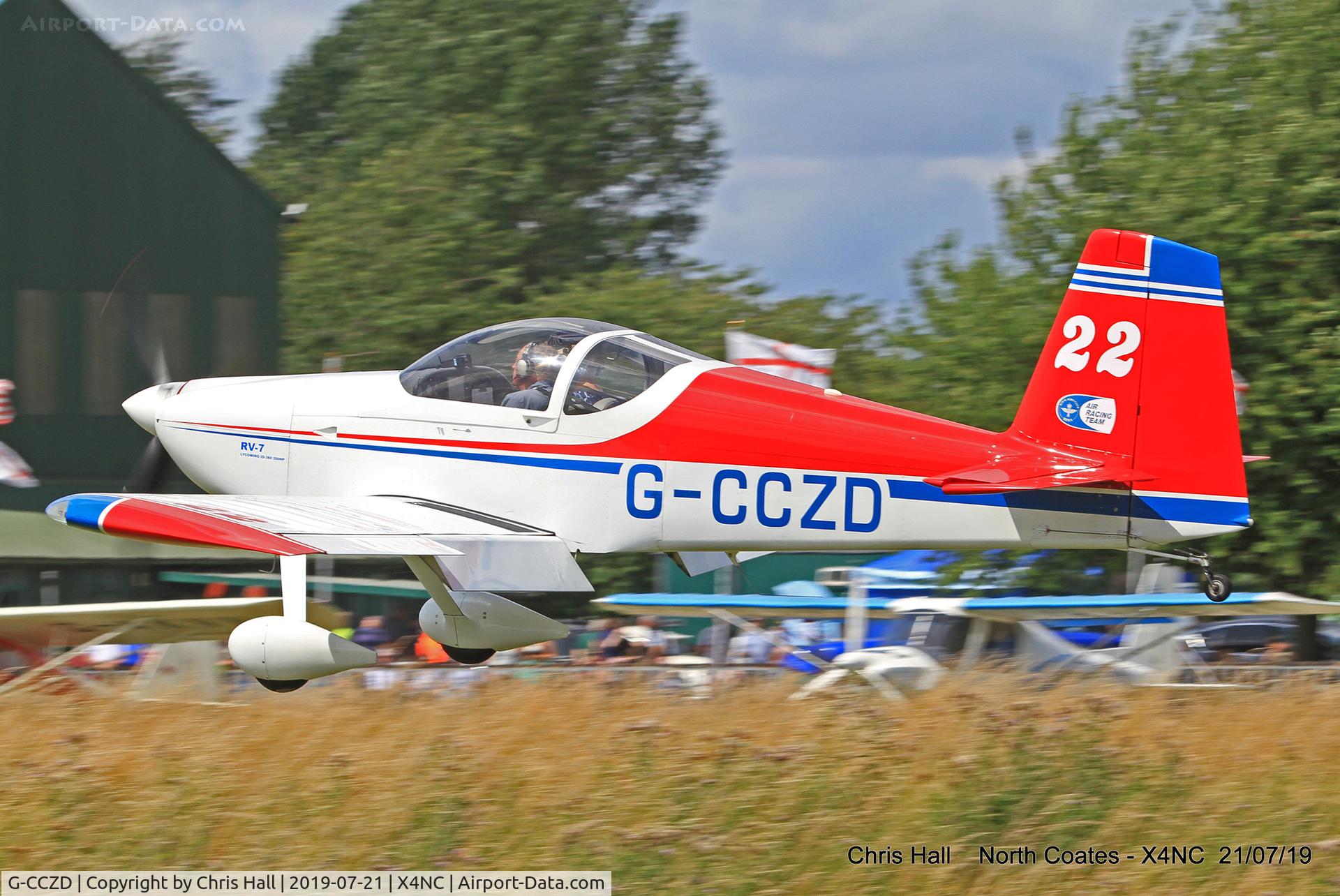 G-CCZD, 2004 Vans RV-7 C/N PFA 323-14087, North Coates summer fly in