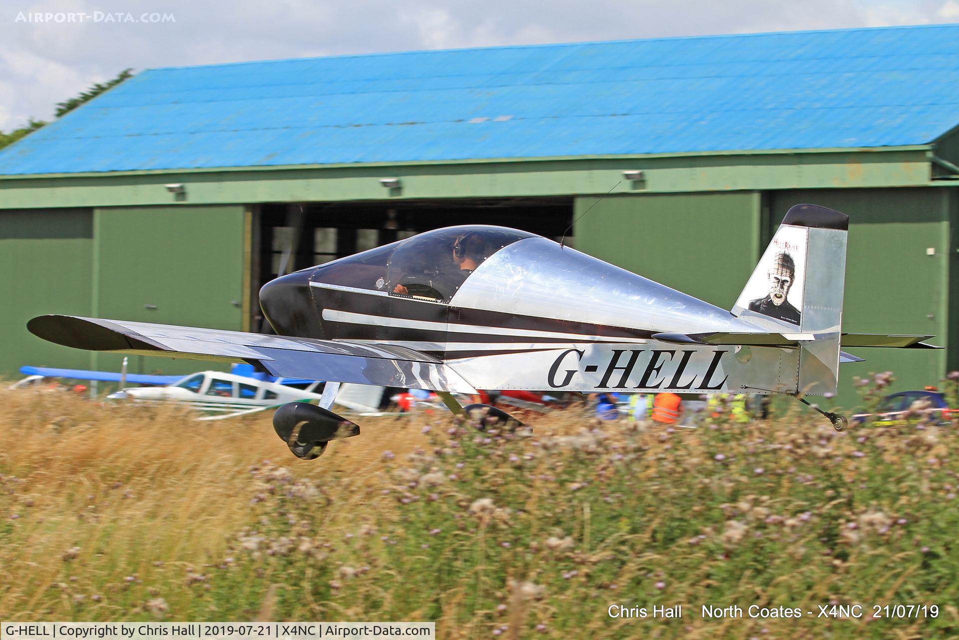G-HELL, 2015 Sonex 3300 C/N LAA 337-15182, North Coates summer fly in