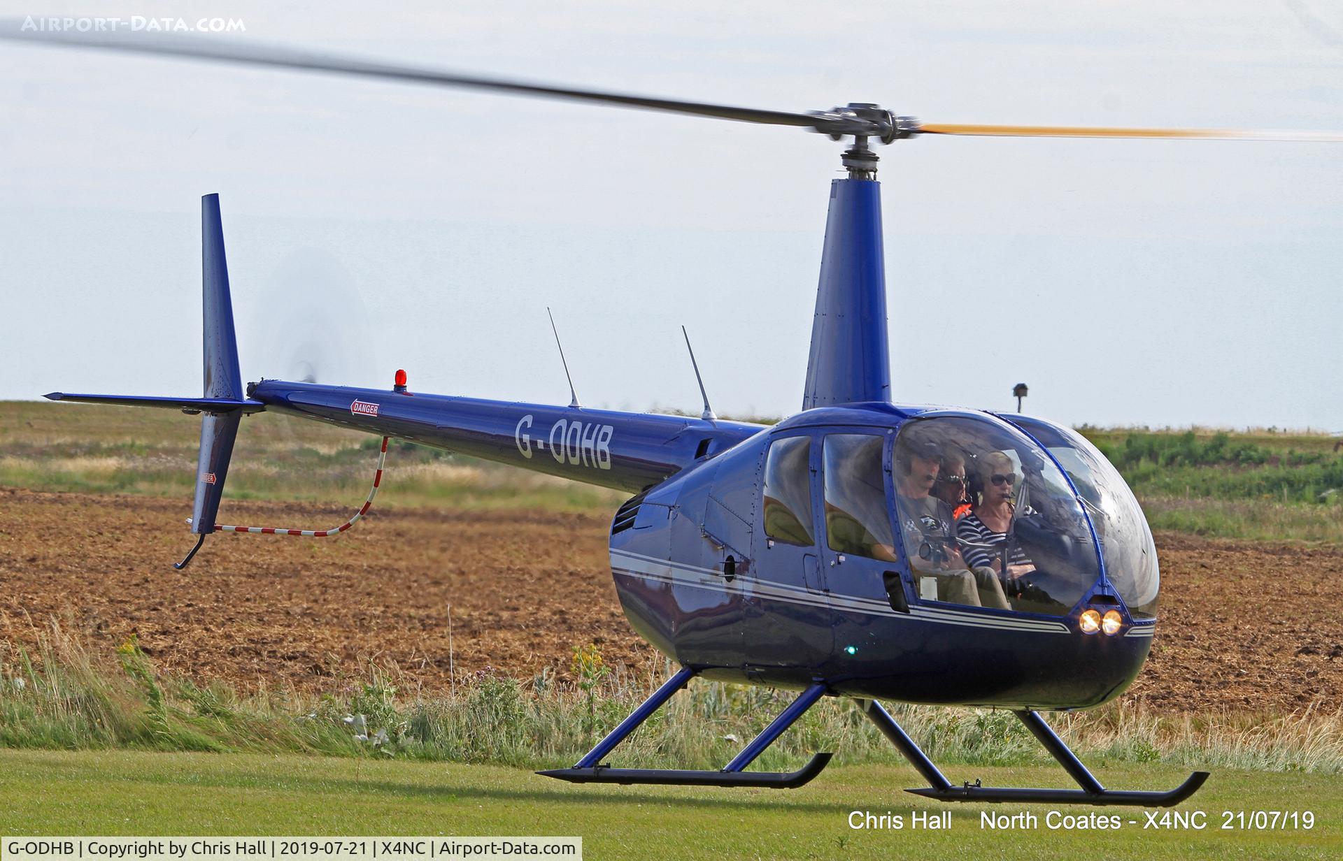 G-ODHB, 2005 Robinson R44 Raven II C/N 10985, North Coates summer fly in