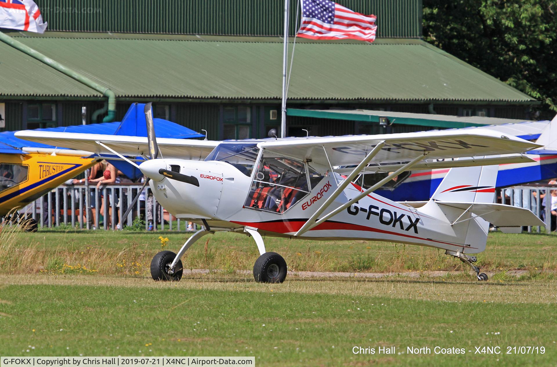 G-FOKX, 2015 Aeropro Eurofox 912(S) C/N LAA 376-15272, North Coates summer fly in