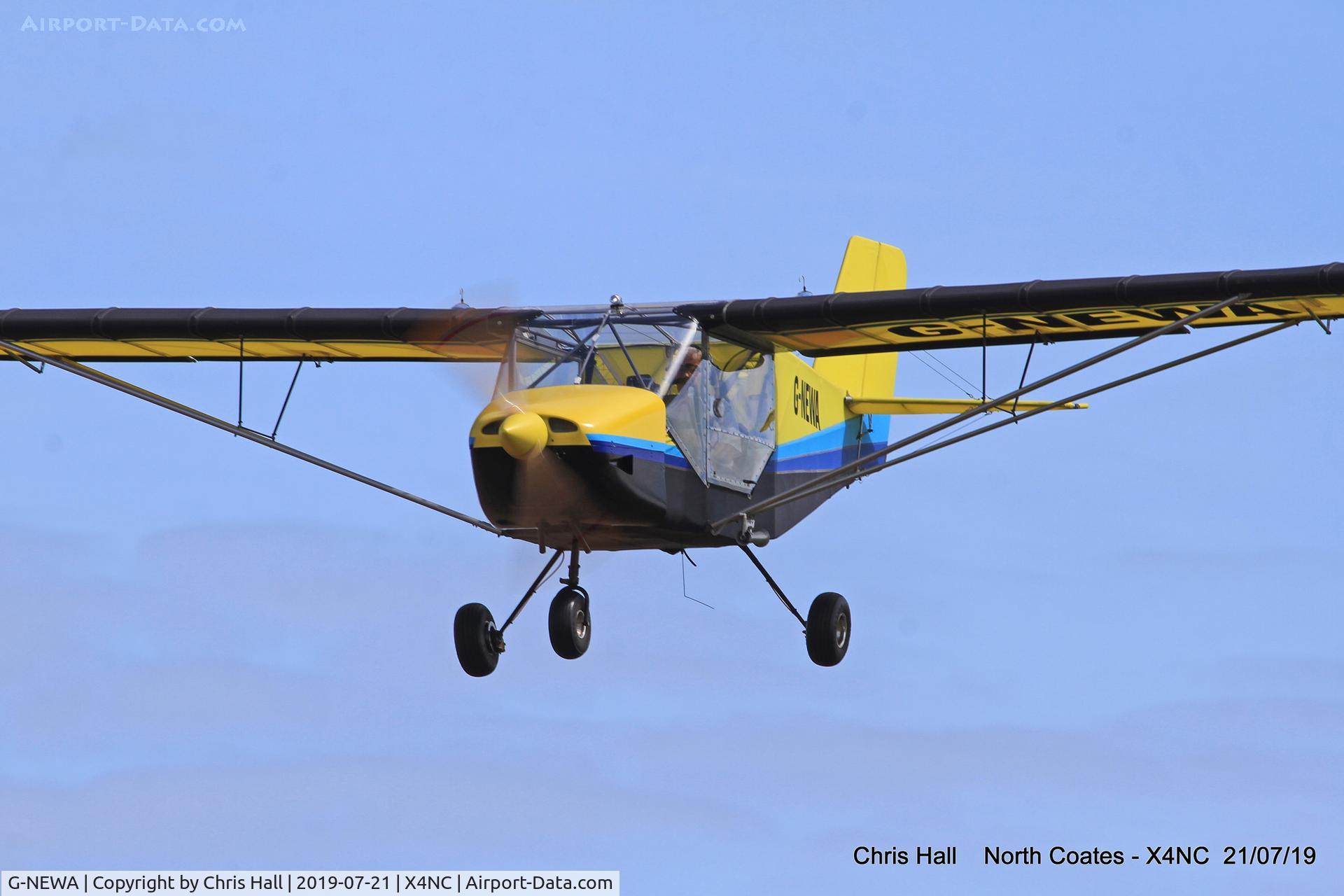 G-NEWA, 2015 Rans S-6ES Coyote II C/N LAA 204-15224, North Coates summer fly in