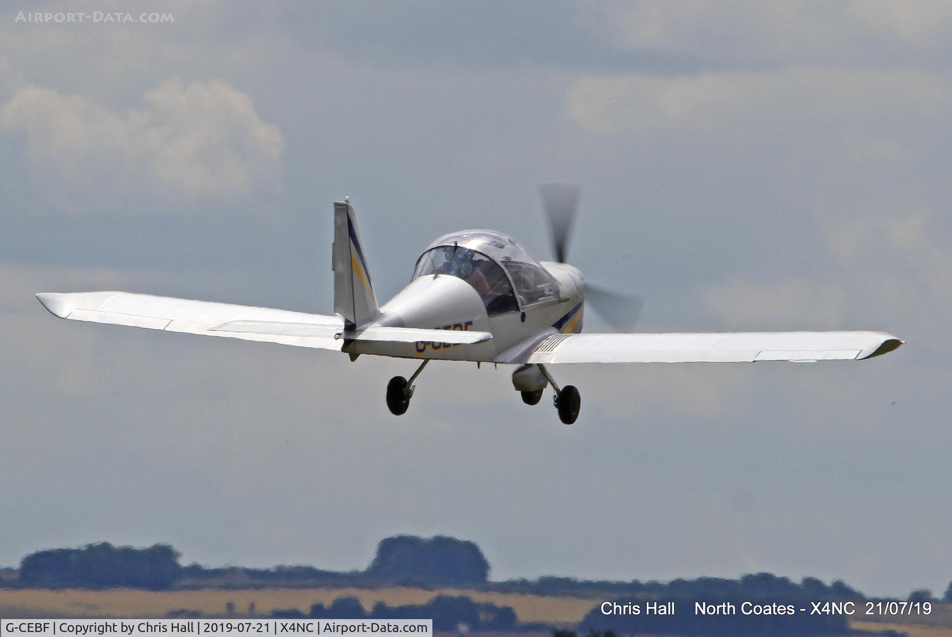 G-CEBF, 2006 Aerotechnik EV-97A Eurostar C/N PFA 315A-14525, North Coates summer fly in