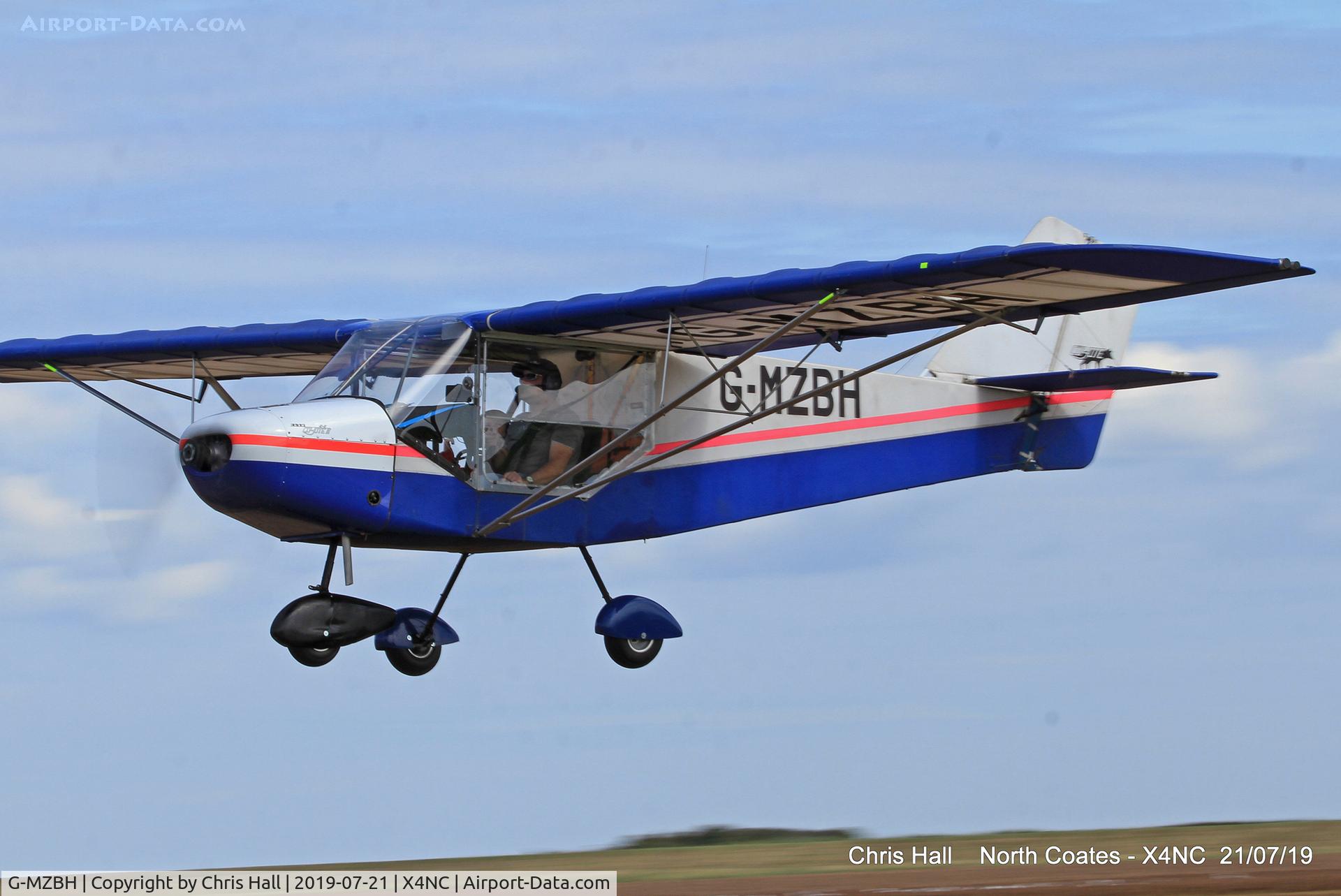 G-MZBH, 1996 Rans S-6ESD Coyote II C/N PFA 204-12244, North Coates summer fly in