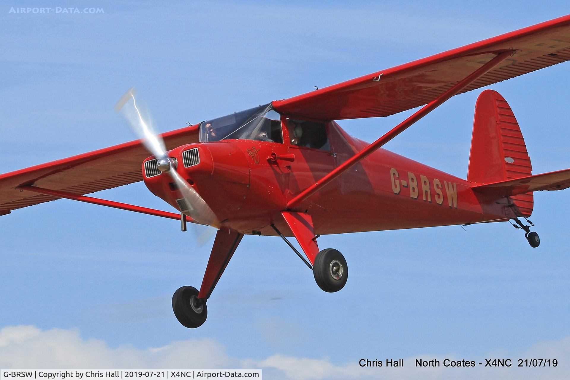 G-BRSW, 1946 Luscombe 8A C/N 3249, North Coates summer fly in