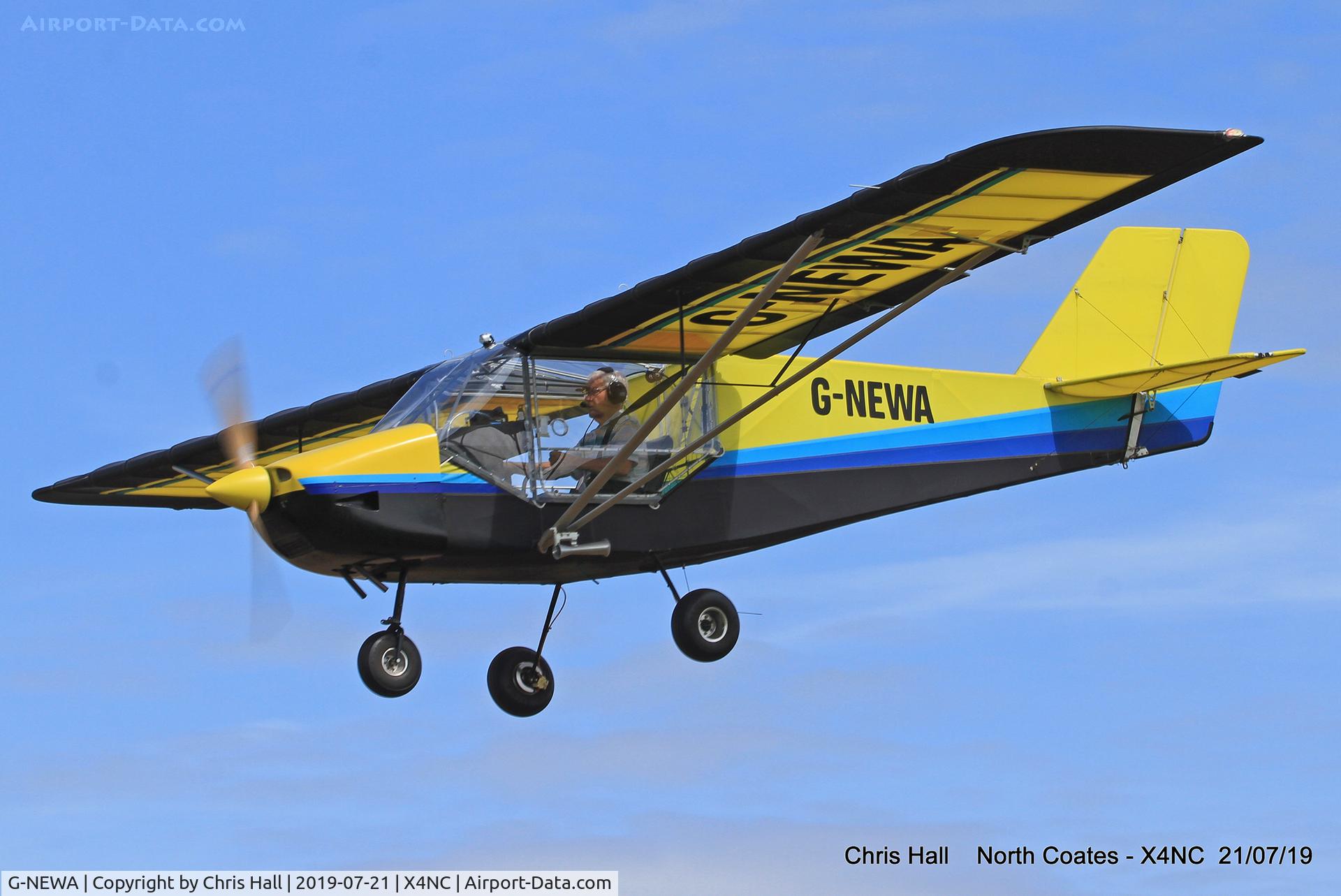 G-NEWA, 2015 Rans S-6ES Coyote II C/N LAA 204-15224, North Coates summer fly in