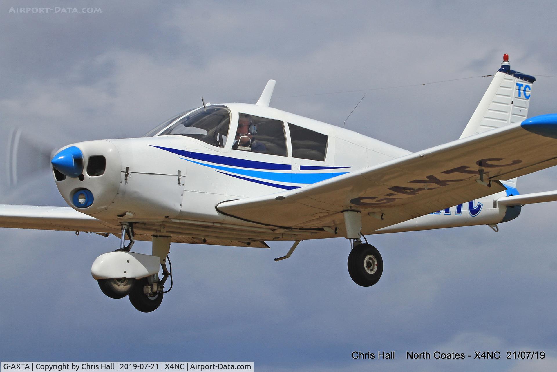 G-AXTA, 1969 Piper PA-28-140 Cherokee C/N 28-26301, North Coates summer fly in