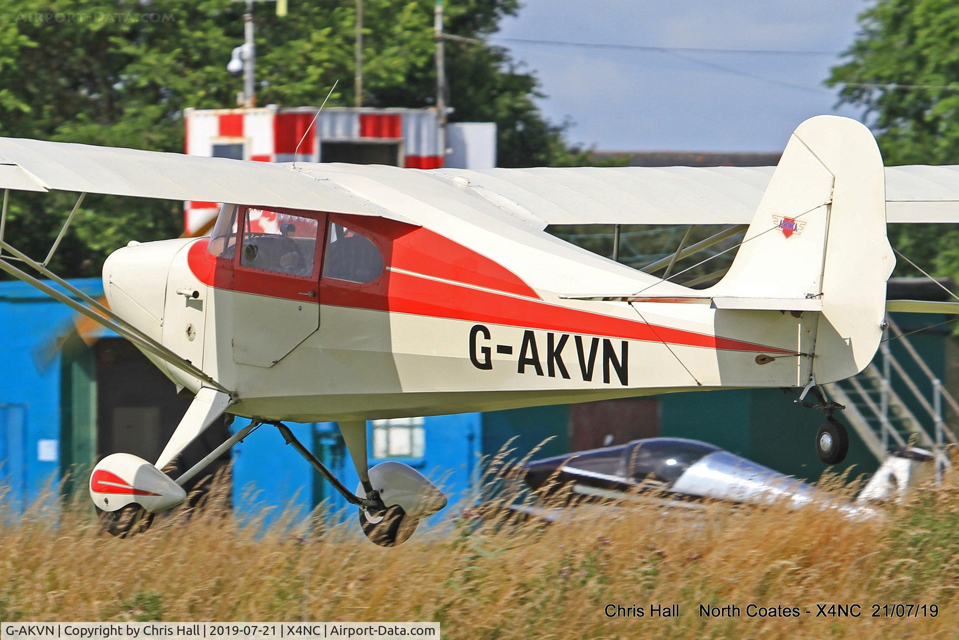 G-AKVN, 1946 Aeronca 11AC Chief Chief C/N 11AC-469, North Coates summer fly in