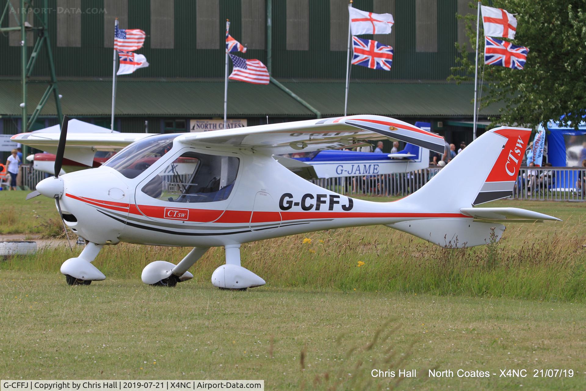 G-CFFJ, 2008 Flight Design CTSW C/N 8391, North Coates summer fly in