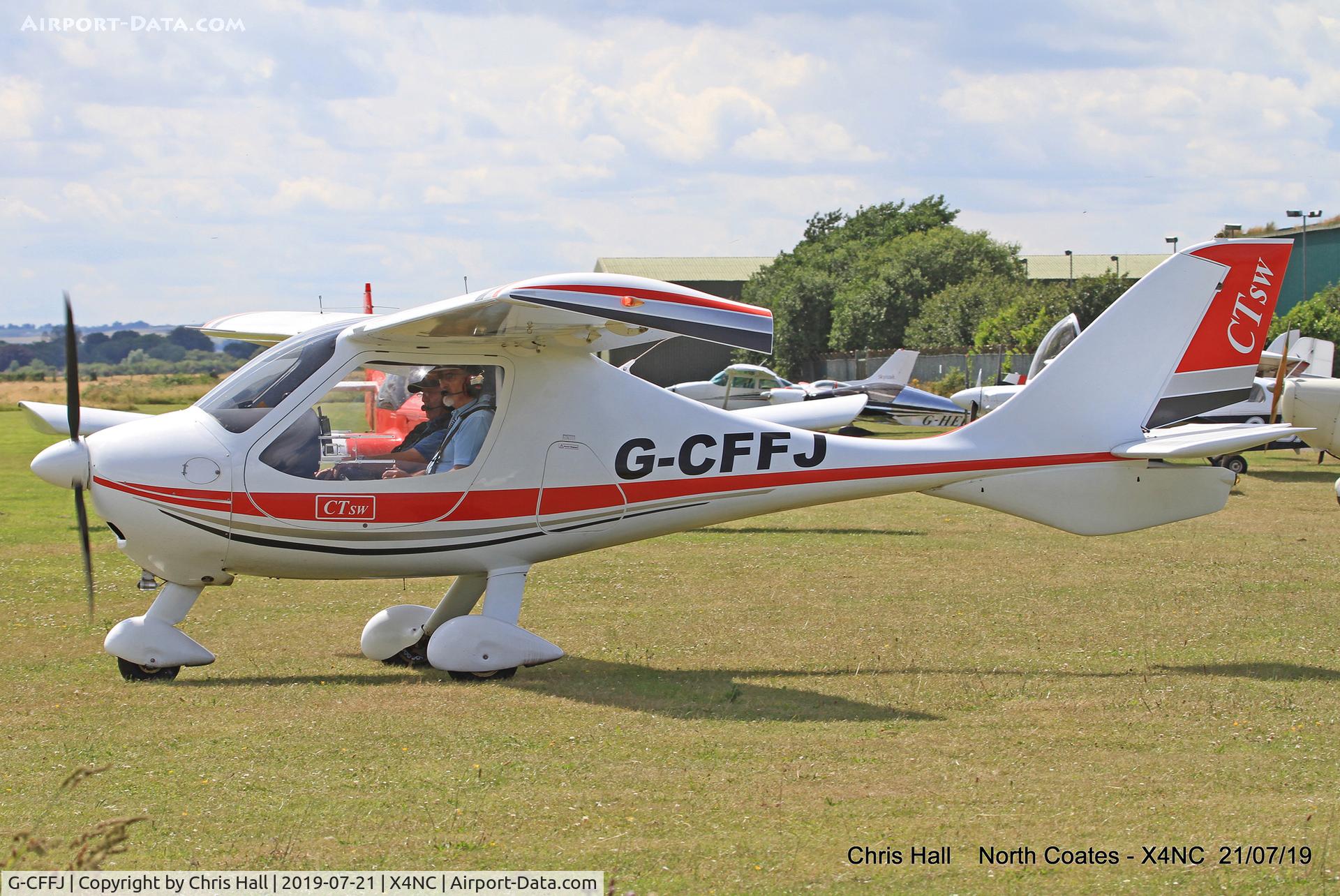 G-CFFJ, 2008 Flight Design CTSW C/N 8391, North Coates summer fly in