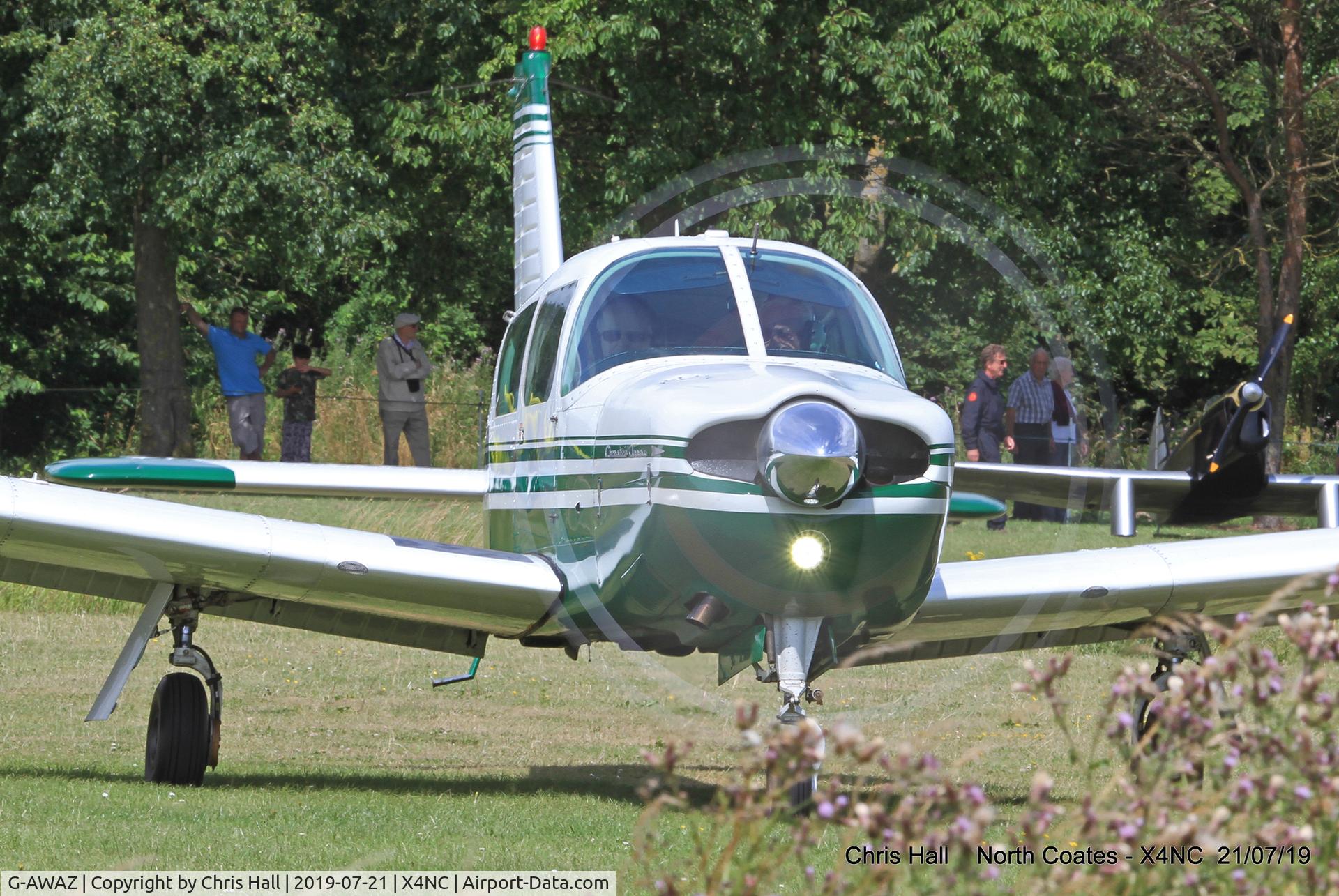 G-AWAZ, 1968 Piper PA-28R-180 Cherokee Arrow C/N 28R-30512, North Coates summer fly in