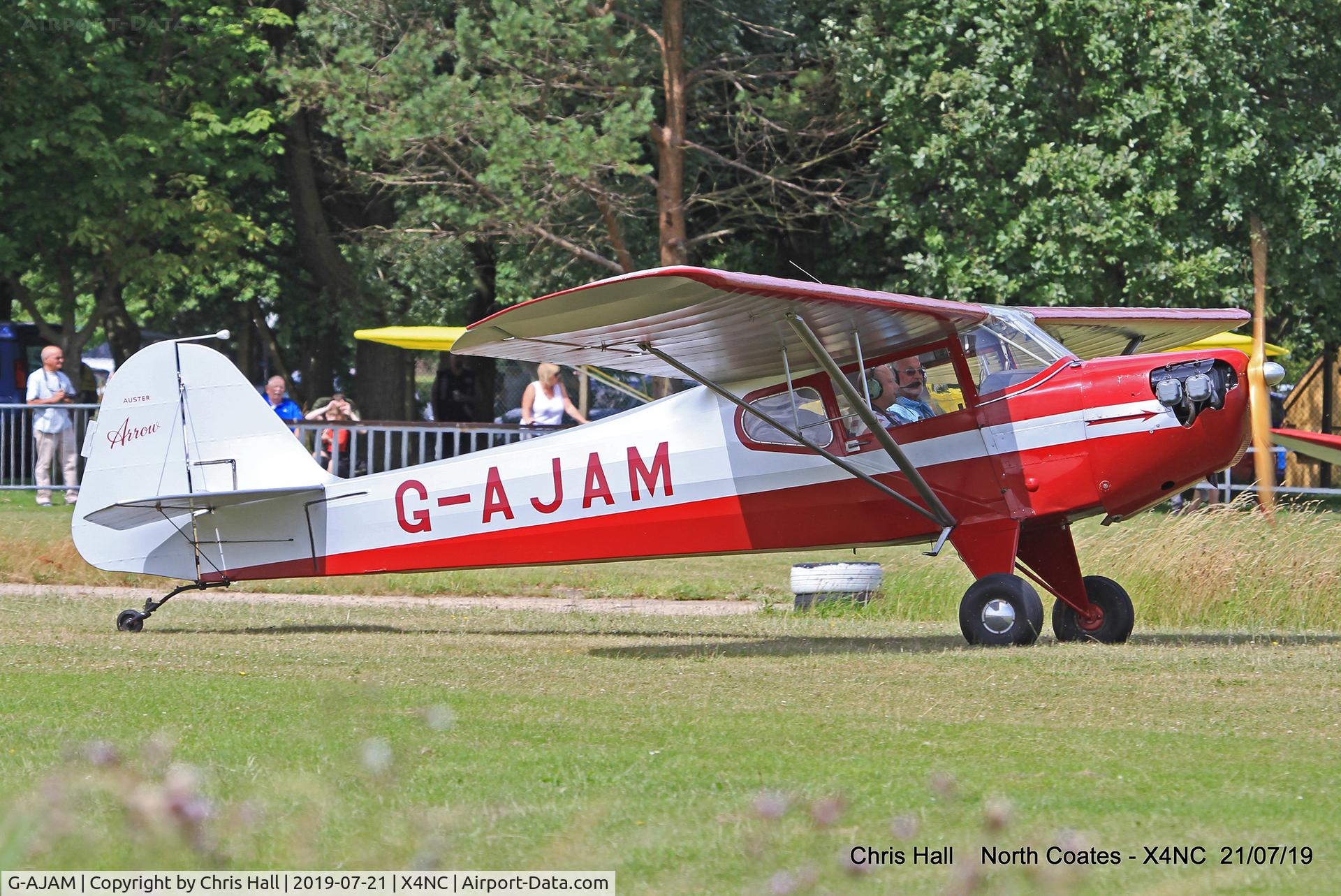 G-AJAM, 1946 Auster J-2 Arrow C/N 2371, North Coates summer fly in
