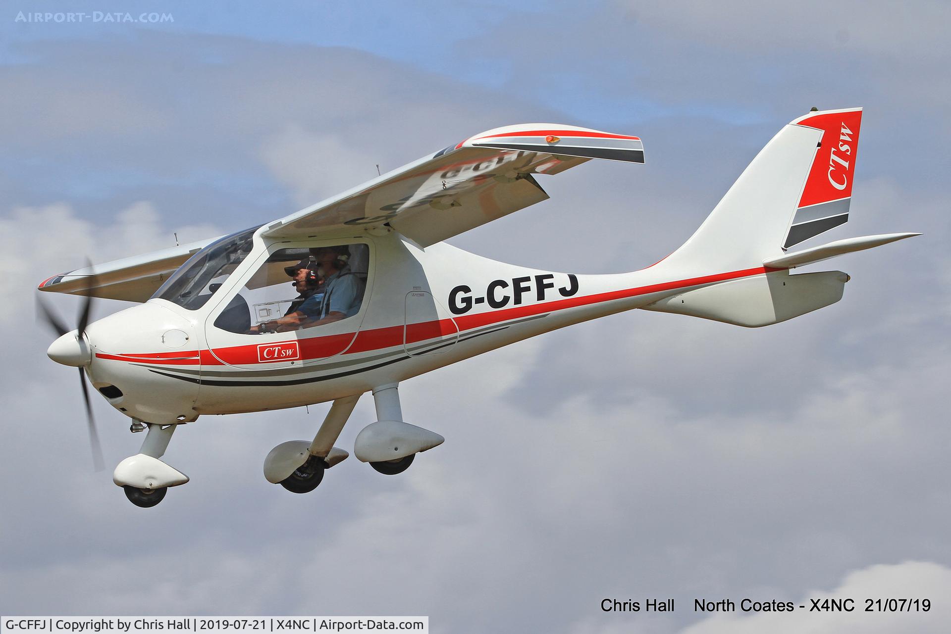 G-CFFJ, 2008 Flight Design CTSW C/N 8391, North Coates summer fly in