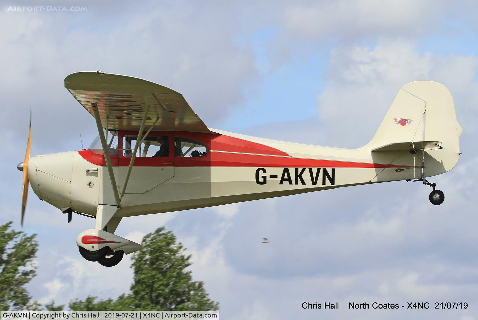 G-AKVN, 1946 Aeronca 11AC Chief Chief C/N 11AC-469, North Coates summer fly in