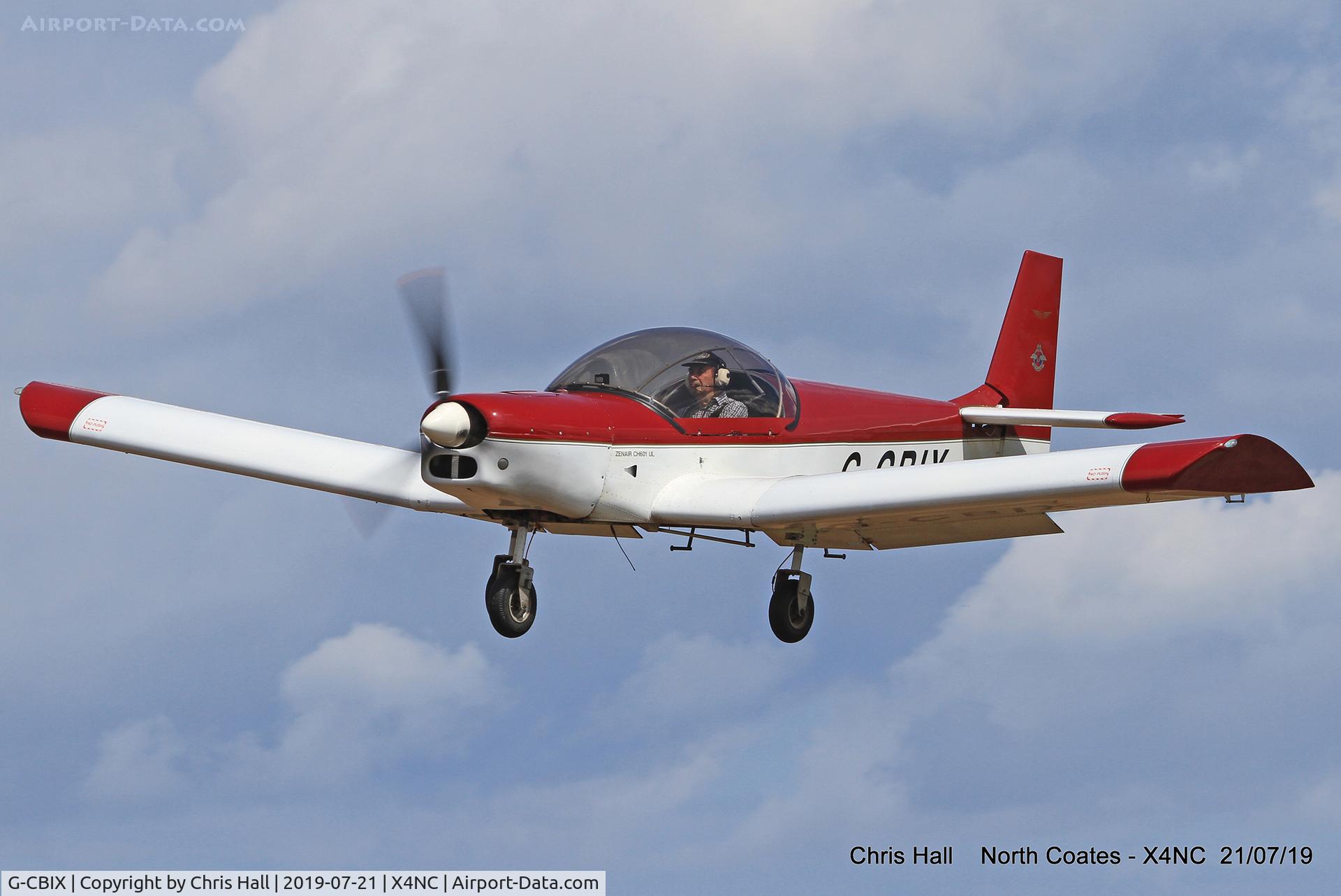 G-CBIX, 2002 Zenair CH-601UL Zodiac C/N PFA 162A-13765, North Coates summer fly in