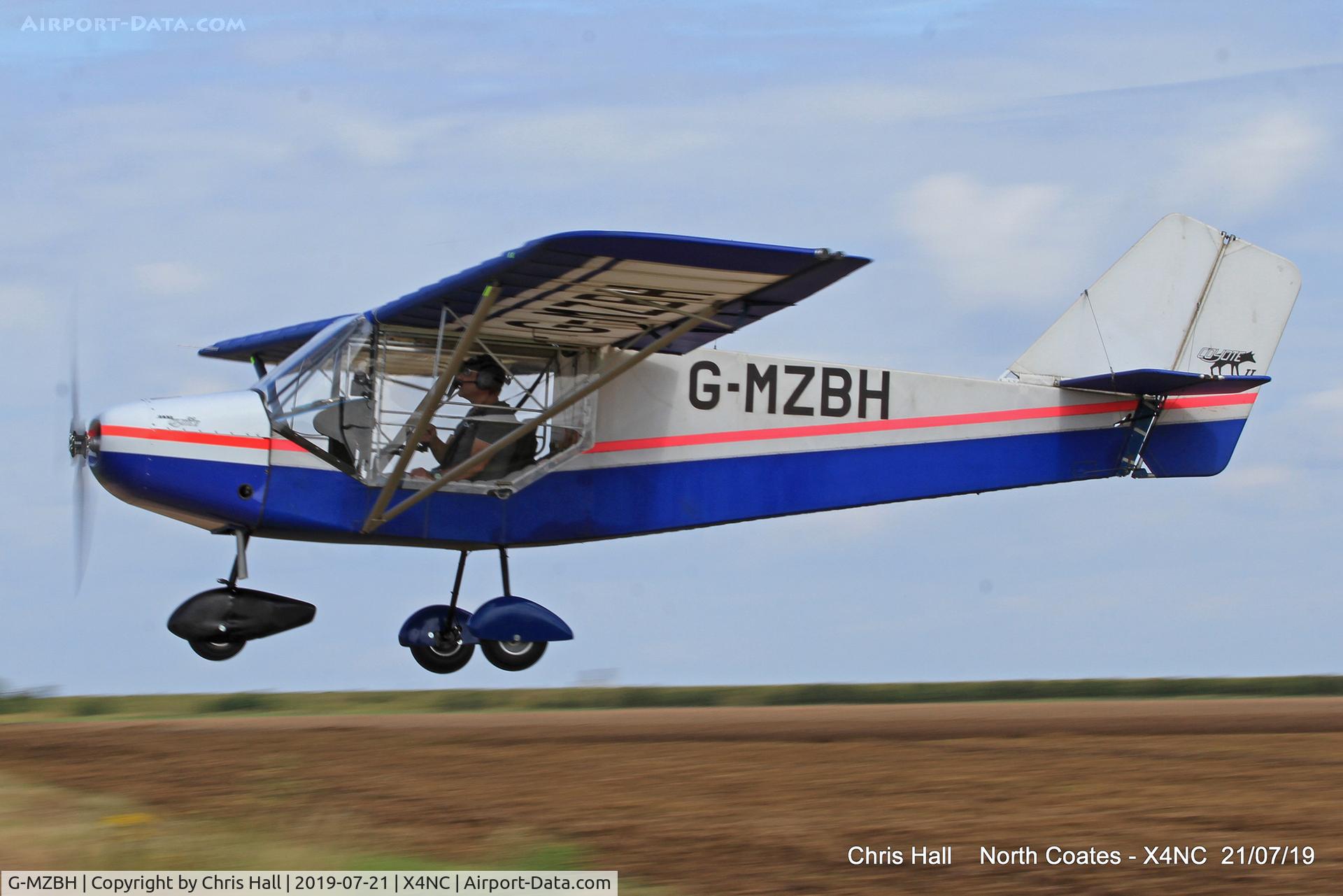 G-MZBH, 1996 Rans S-6ESD Coyote II C/N PFA 204-12244, North Coates summer fly in