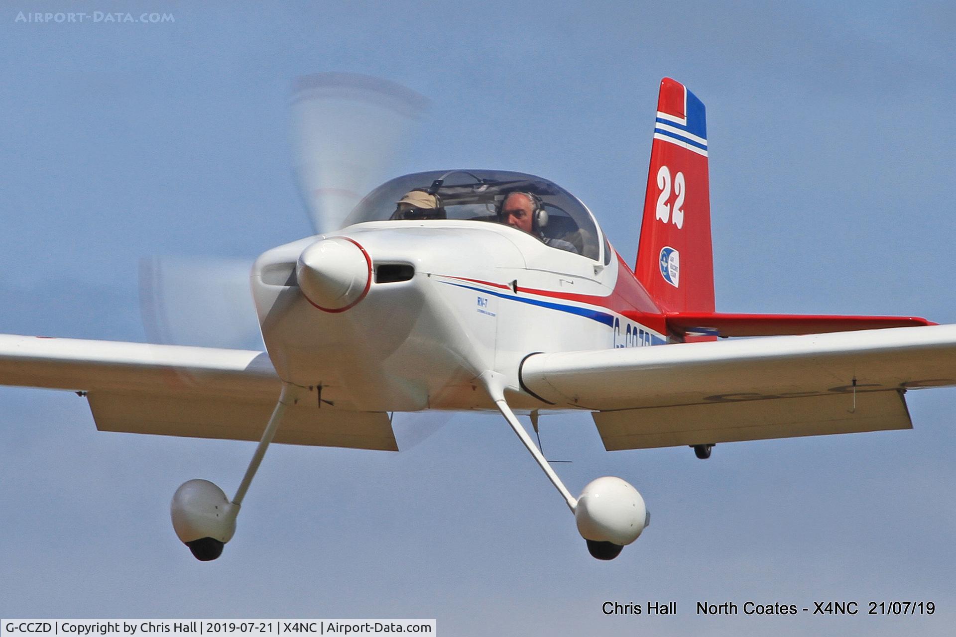 G-CCZD, 2004 Vans RV-7 C/N PFA 323-14087, North Coates summer fly in