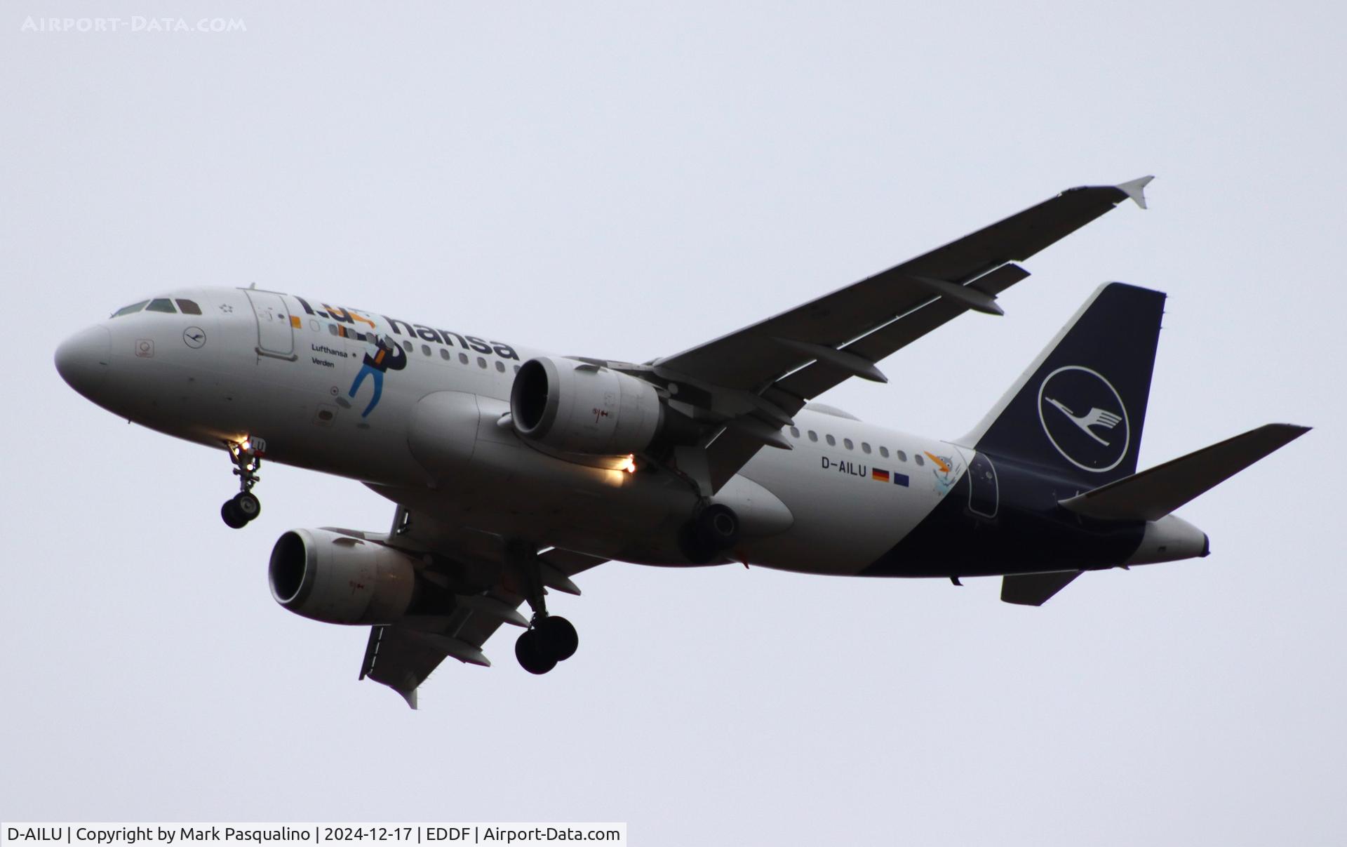 D-AILU, 1997 Airbus A319-114 C/N 744, Airbus A319-114