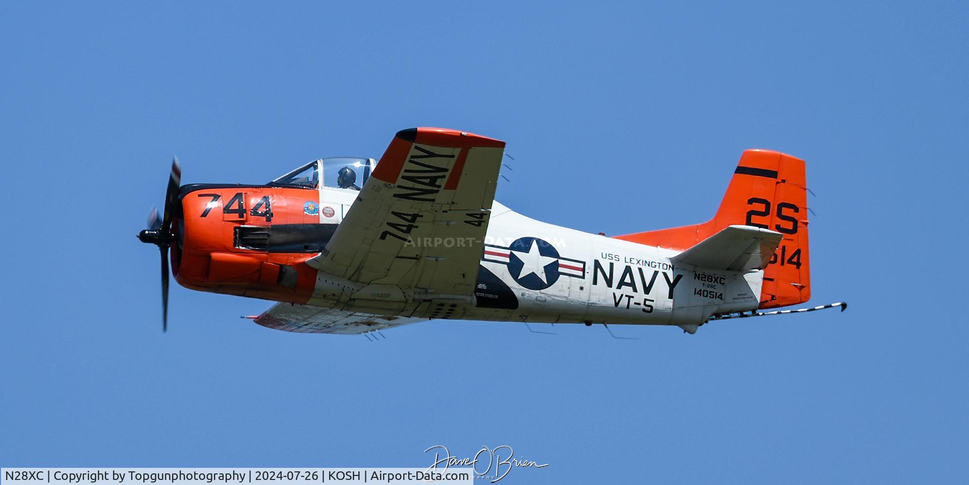 N28XC, 1954 North American T-28C Trojan C/N 226-91 (140514), Friday Departure