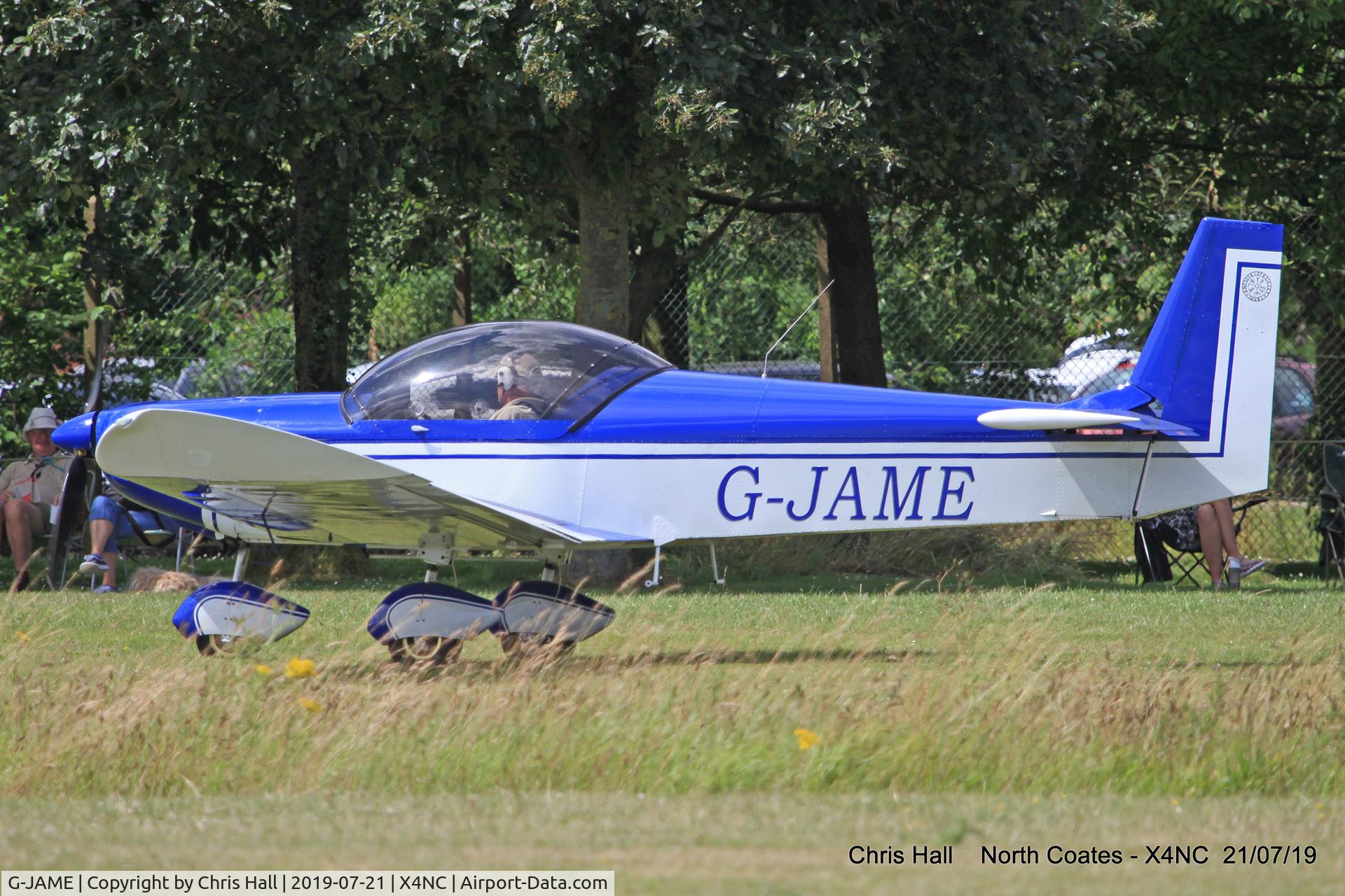 G-JAME, 2004 Zenair CH-601UL Zodiac C/N PFA 162A-14279, North Coates summer fly in
