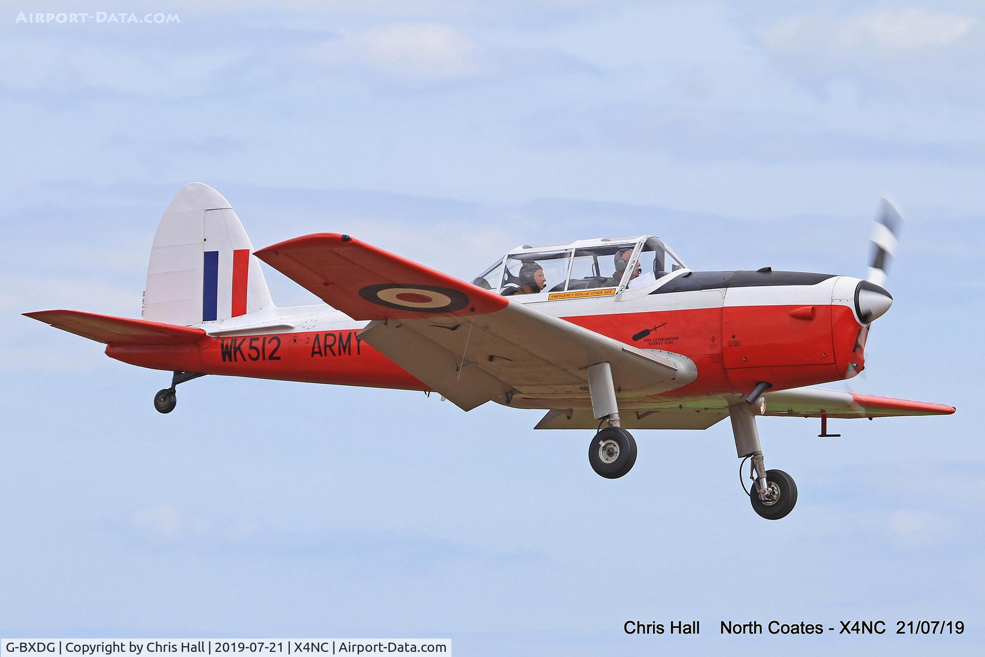 G-BXDG, 1950 De Havilland DHC-1 Chipmunk T.10 C/N C1/0644, North Coates summer fly in
