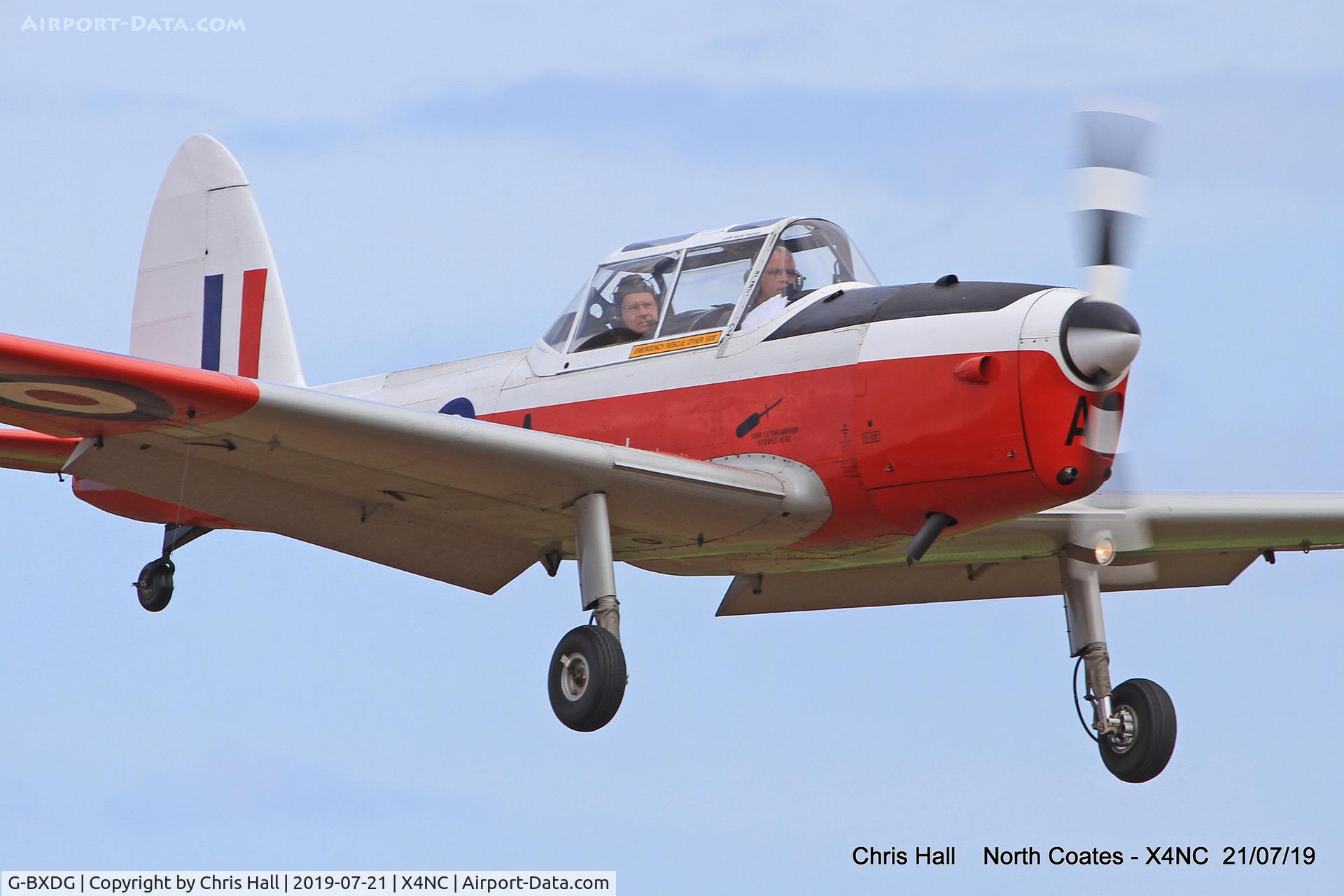 G-BXDG, 1950 De Havilland DHC-1 Chipmunk T.10 C/N C1/0644, North Coates summer fly in