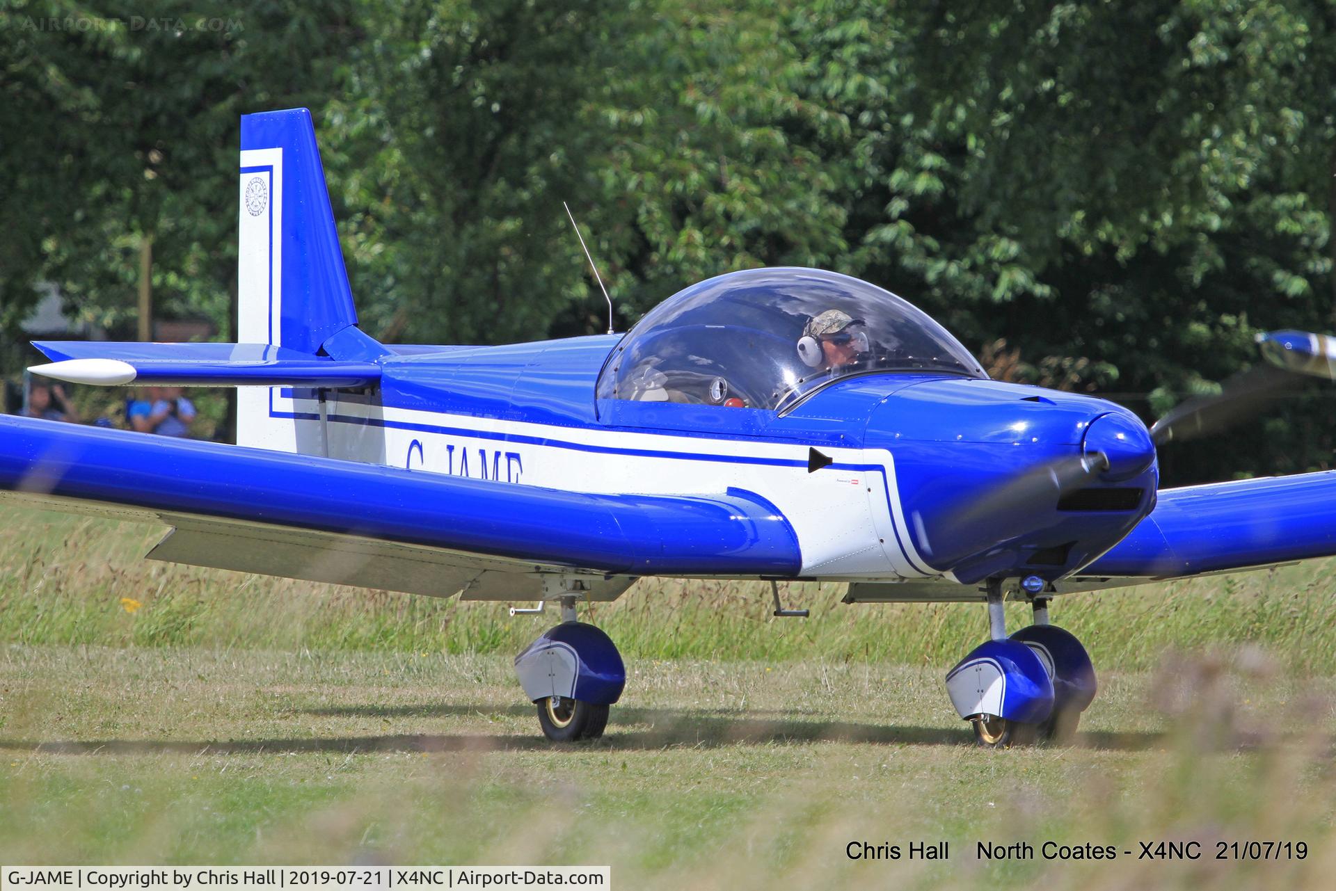 G-JAME, 2004 Zenair CH-601UL Zodiac C/N PFA 162A-14279, North Coates summer fly in