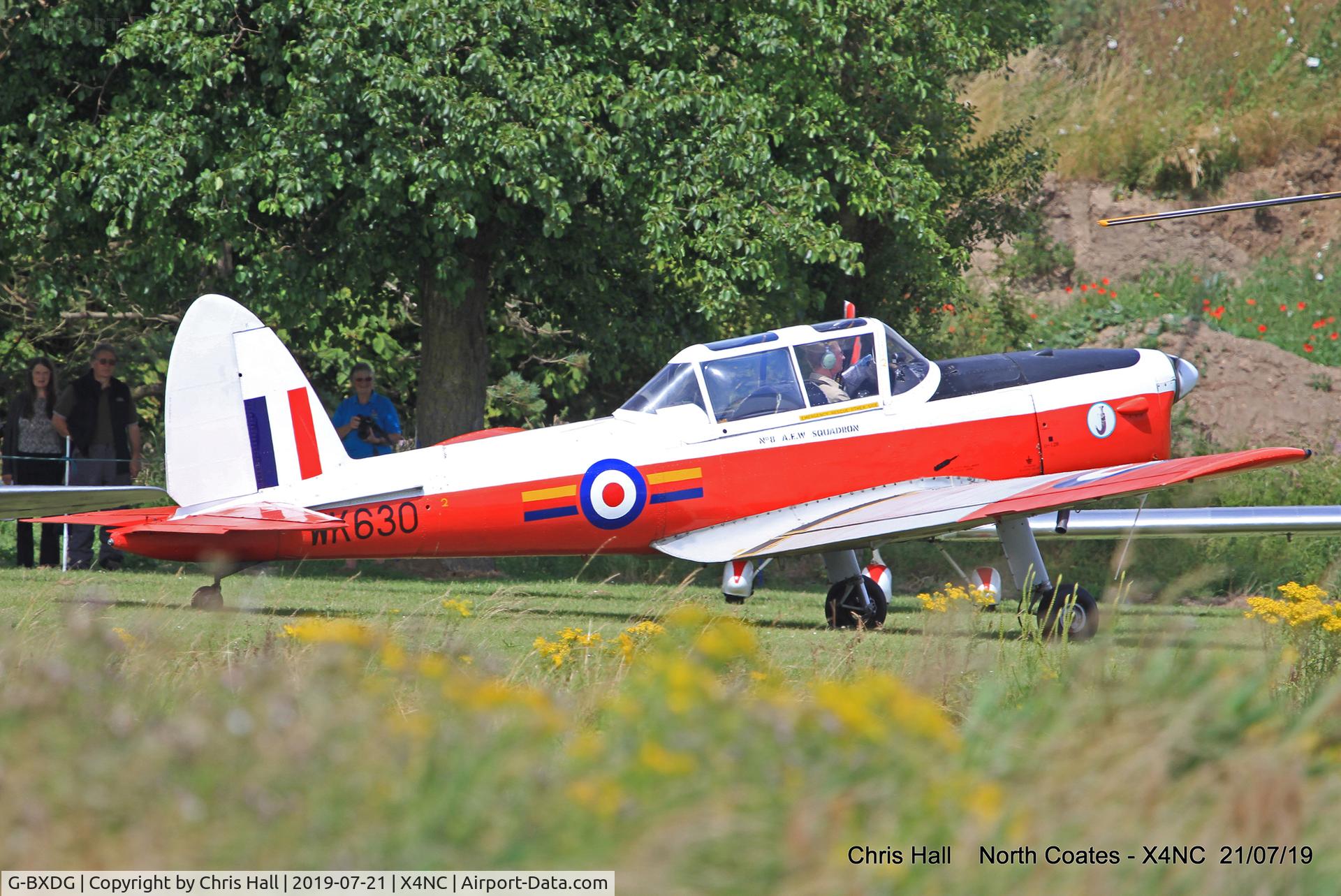 G-BXDG, 1950 De Havilland DHC-1 Chipmunk T.10 C/N C1/0644, North Coates summer fly in