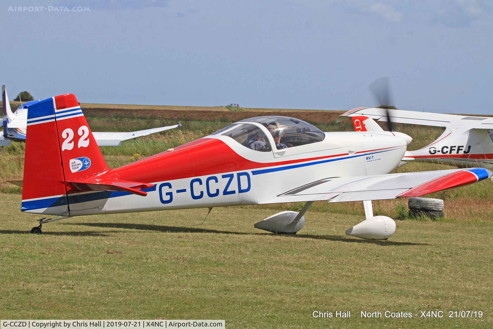 G-CCZD, 2004 Vans RV-7 C/N PFA 323-14087, North Coates summer fly in