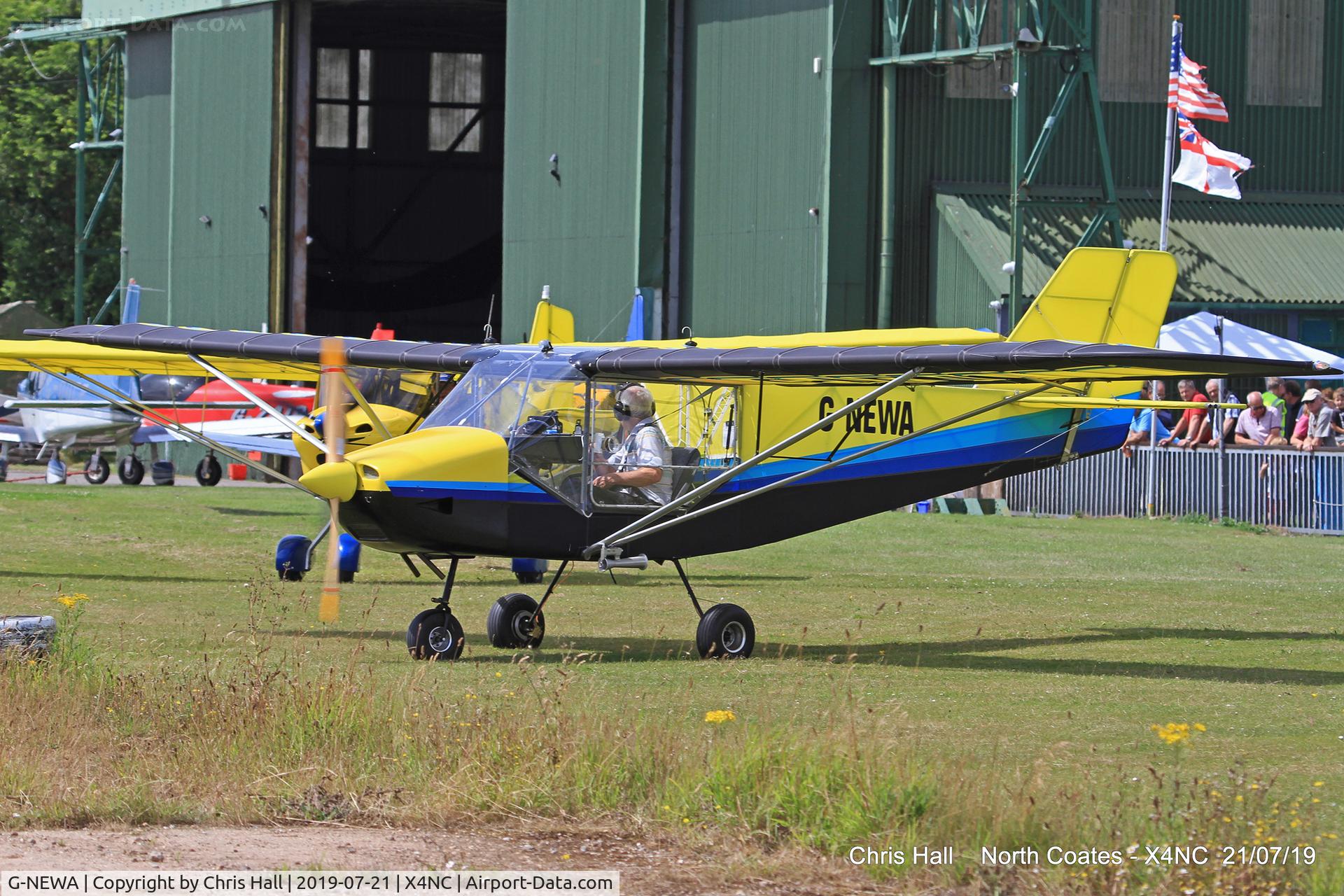 G-NEWA, 2015 Rans S-6ES Coyote II C/N LAA 204-15224, North Coates summer fly in