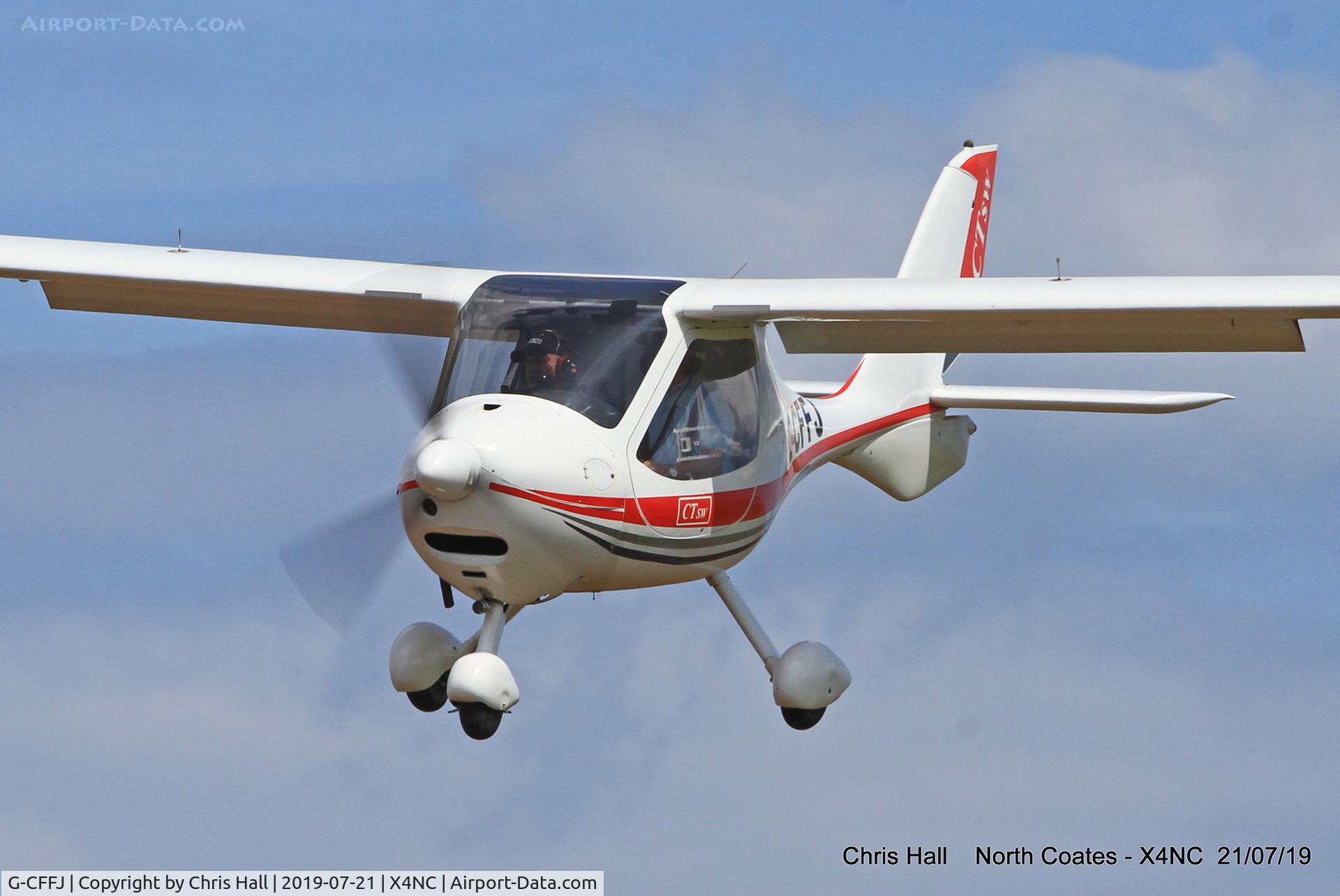 G-CFFJ, 2008 Flight Design CTSW C/N 8391, North Coates summer fly in