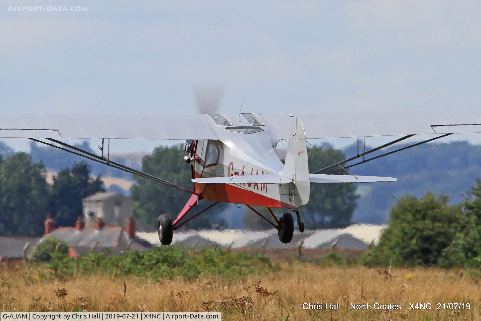 G-AJAM, 1946 Auster J-2 Arrow C/N 2371, North Coates summer fly in