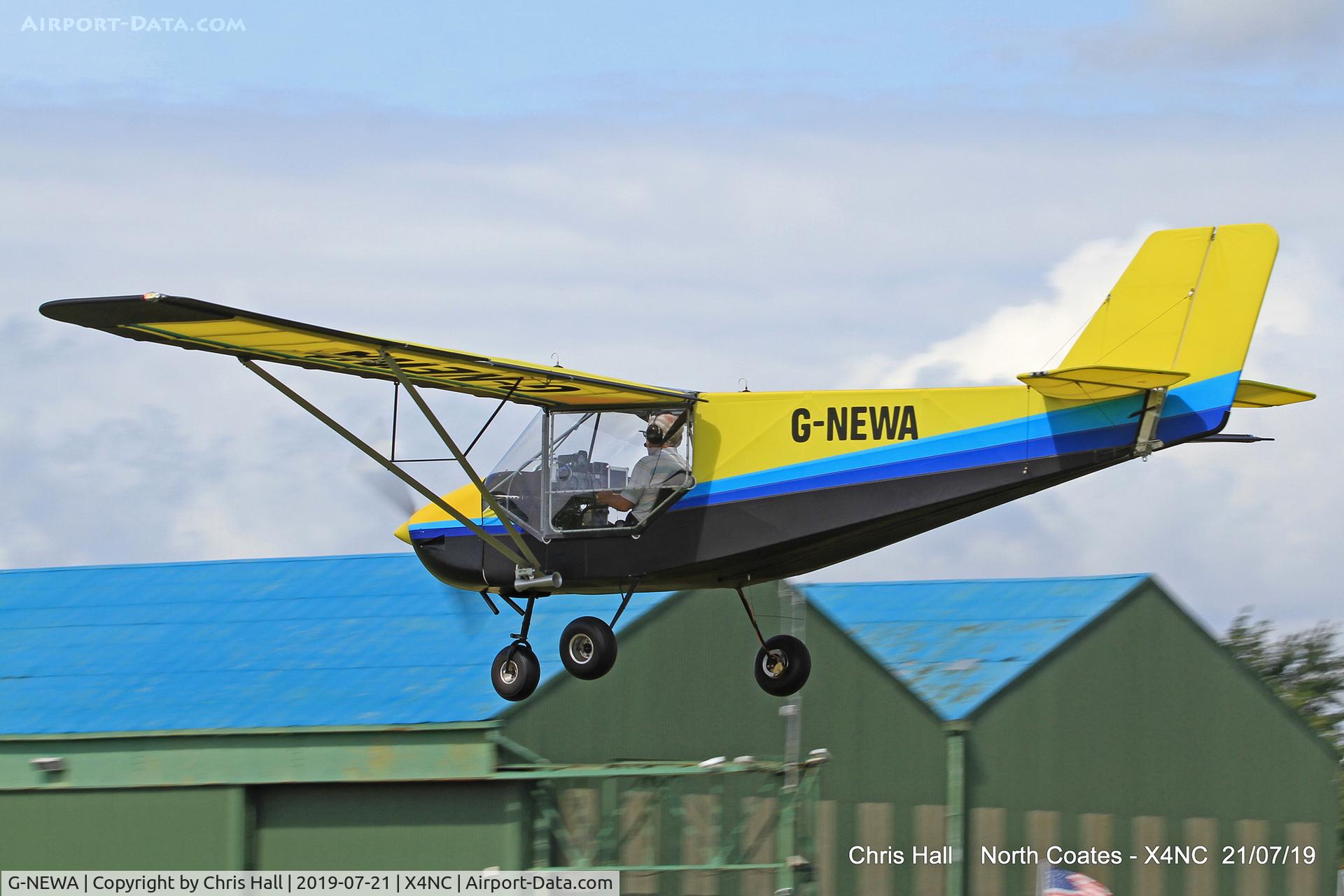 G-NEWA, 2015 Rans S-6ES Coyote II C/N LAA 204-15224, North Coates summer fly in