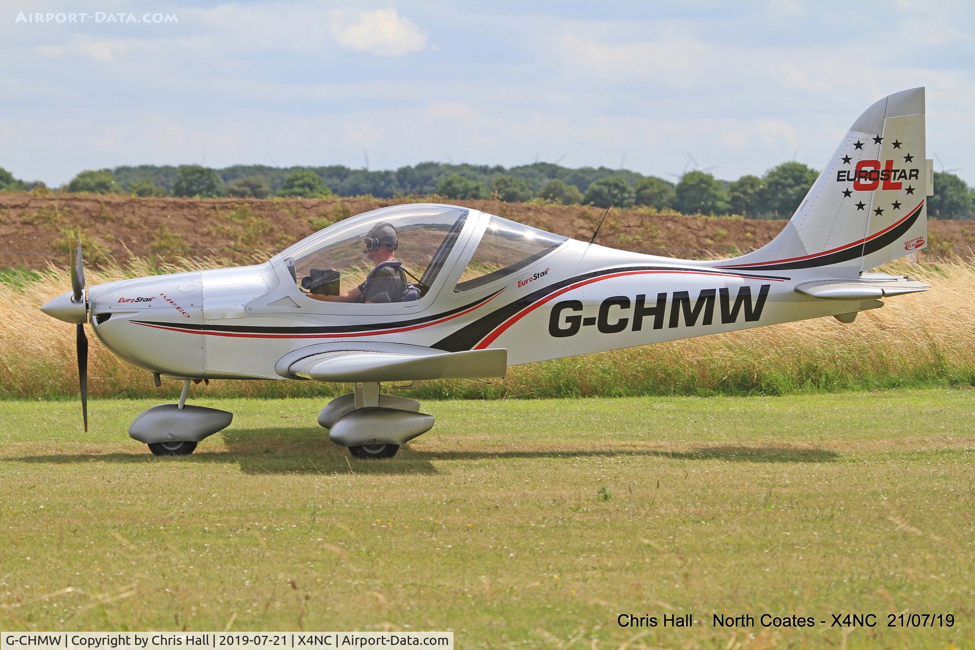 G-CHMW, 2013 Aerotechnik EV-97 Eurostar SL C/N LAA 315B-15158, North Coates summer fly in