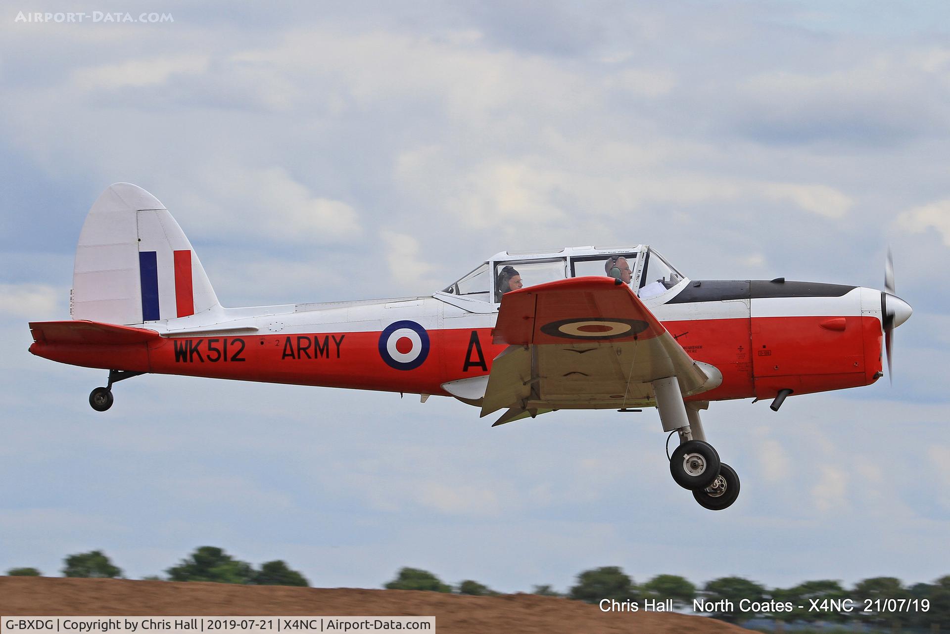 G-BXDG, 1950 De Havilland DHC-1 Chipmunk T.10 C/N C1/0644, North Coates summer fly in