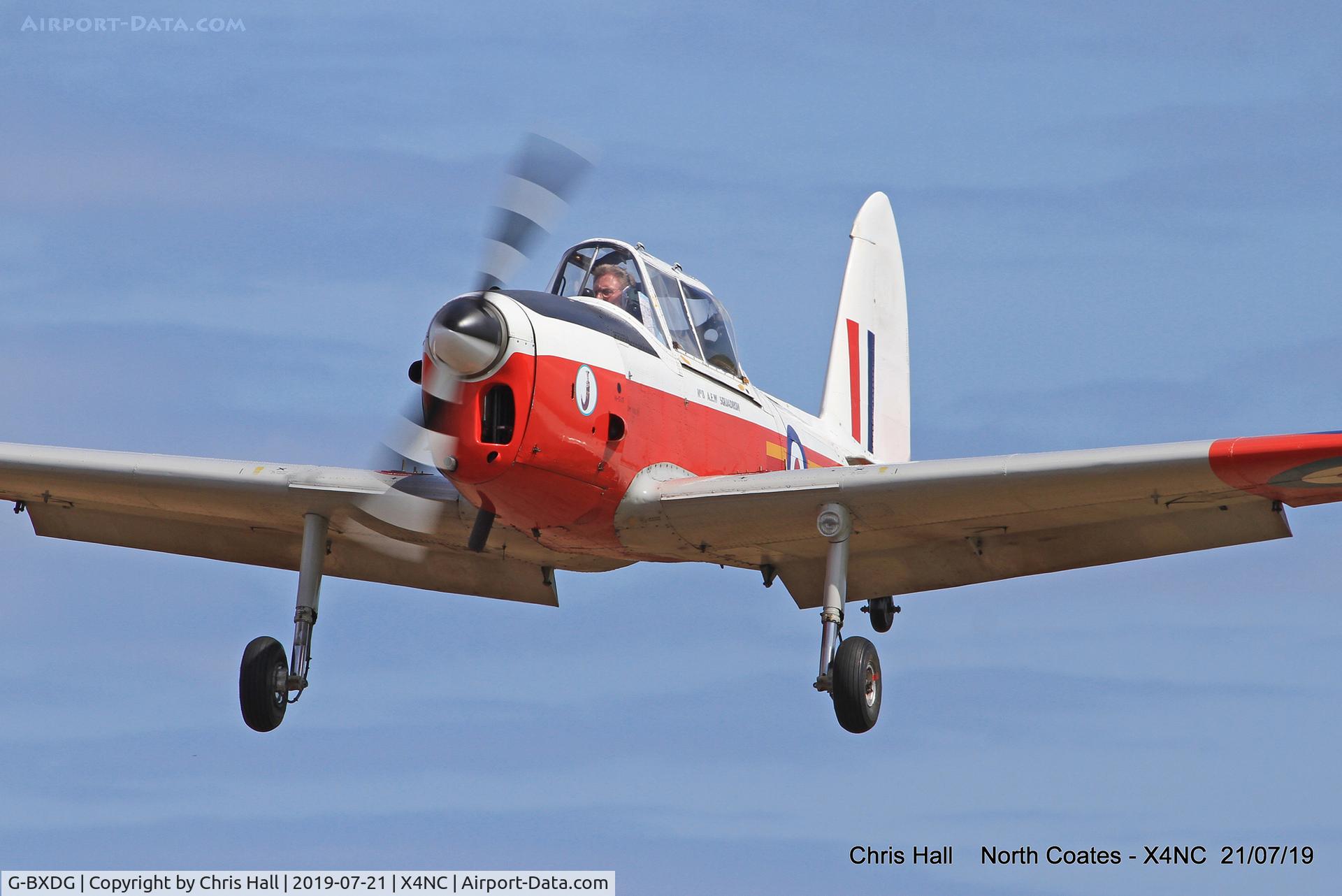 G-BXDG, 1950 De Havilland DHC-1 Chipmunk T.10 C/N C1/0644, North Coates summer fly in