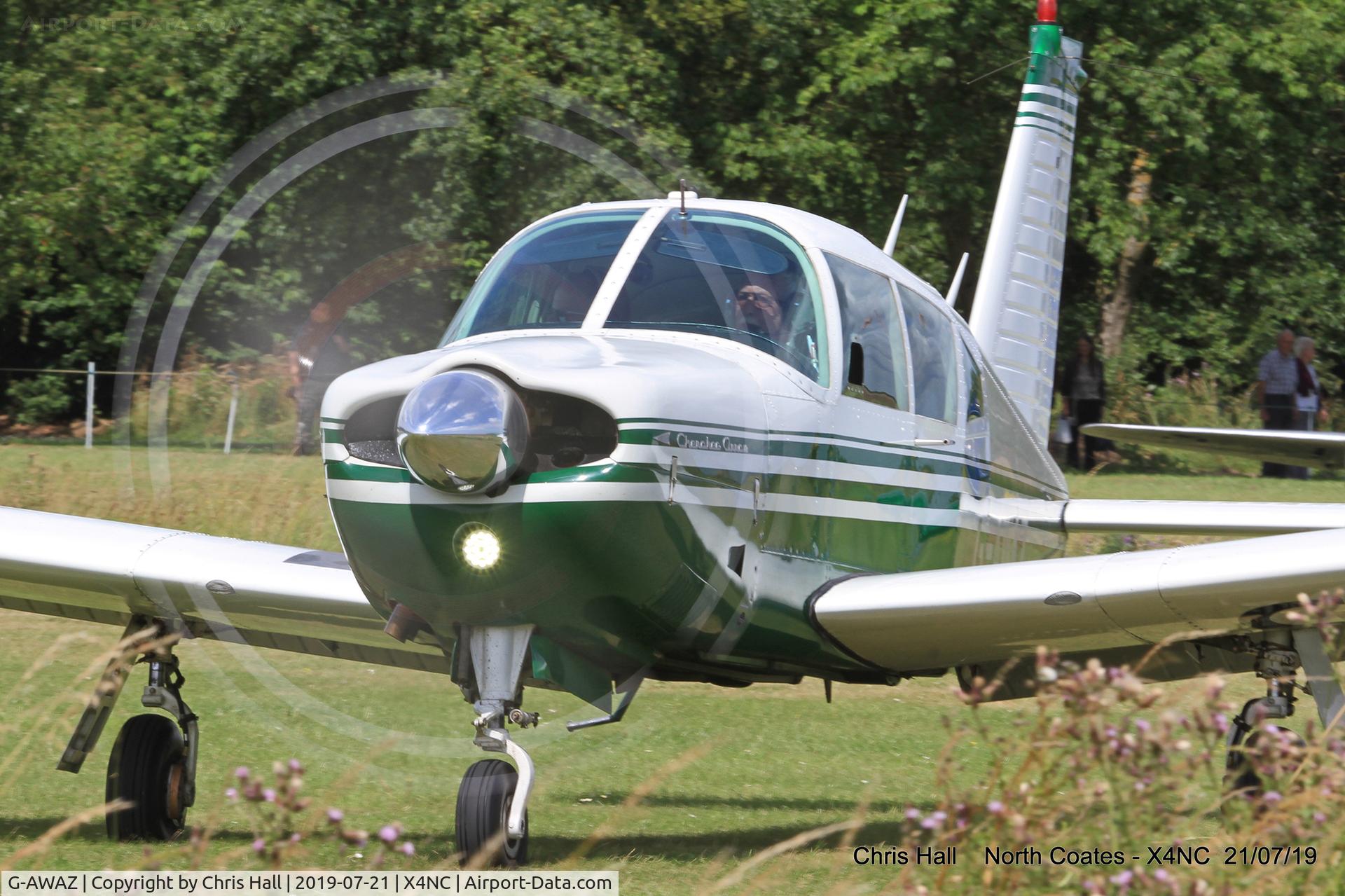 G-AWAZ, 1968 Piper PA-28R-180 Cherokee Arrow C/N 28R-30512, North Coates summer fly in