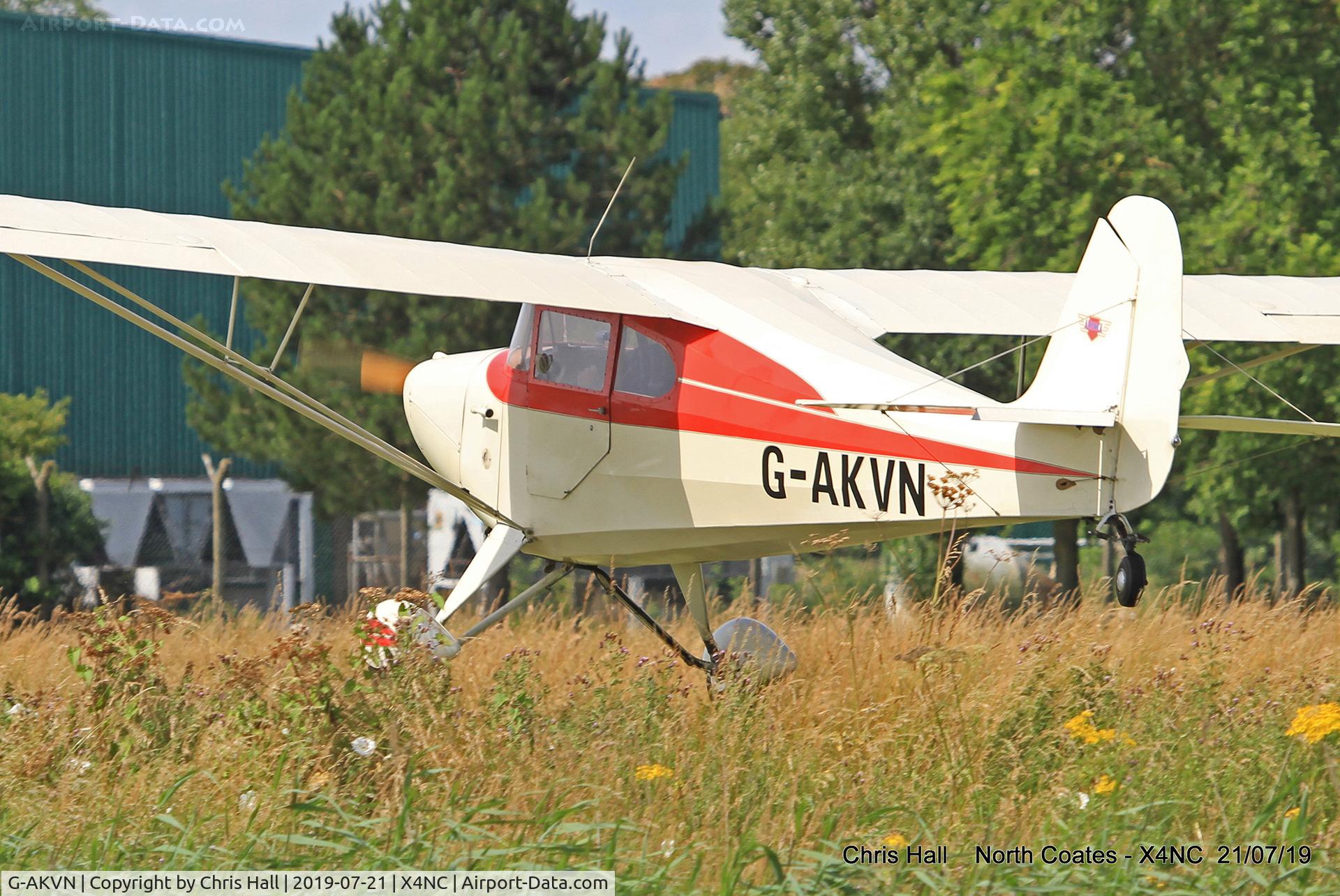 G-AKVN, 1946 Aeronca 11AC Chief Chief C/N 11AC-469, North Coates summer fly in