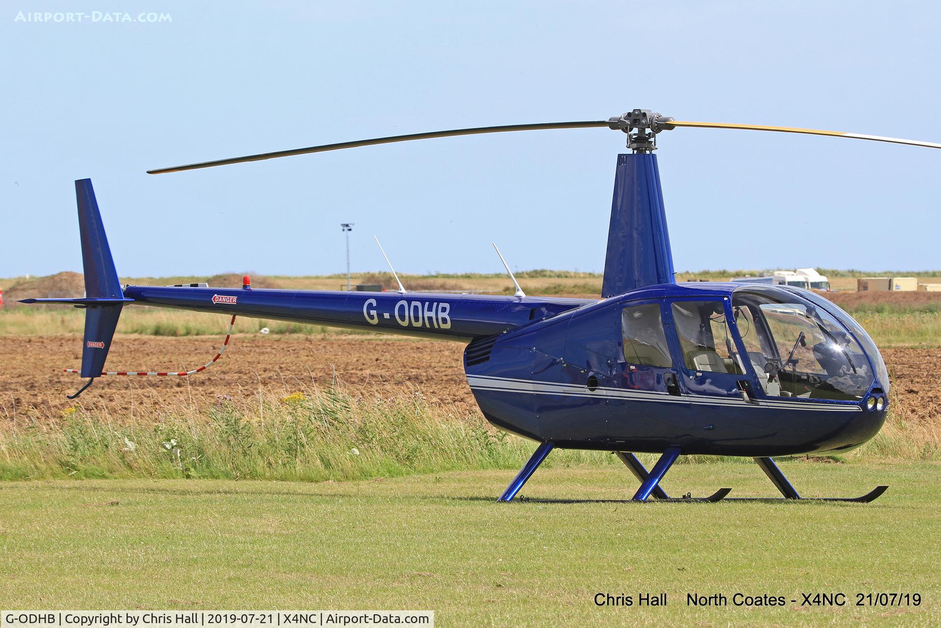 G-ODHB, 2005 Robinson R44 Raven II C/N 10985, North Coates summer fly in