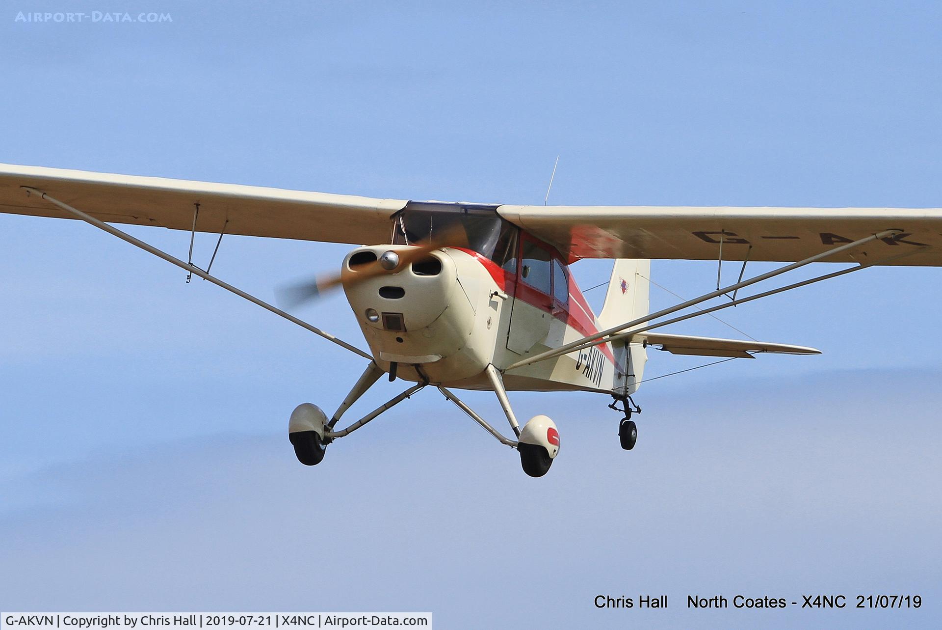 G-AKVN, 1946 Aeronca 11AC Chief Chief C/N 11AC-469, North Coates summer fly in