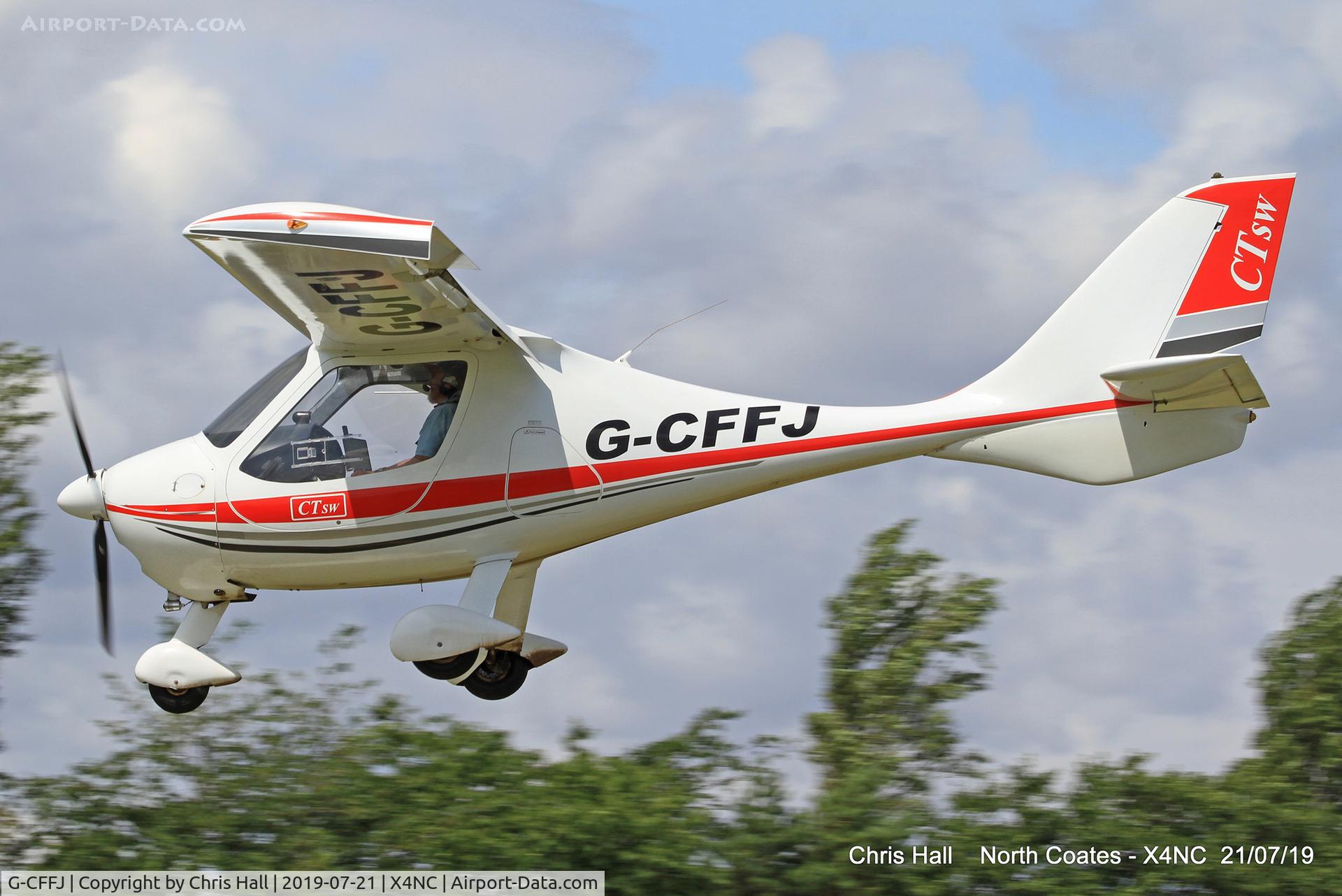 G-CFFJ, 2008 Flight Design CTSW C/N 8391, North Coates summer fly in