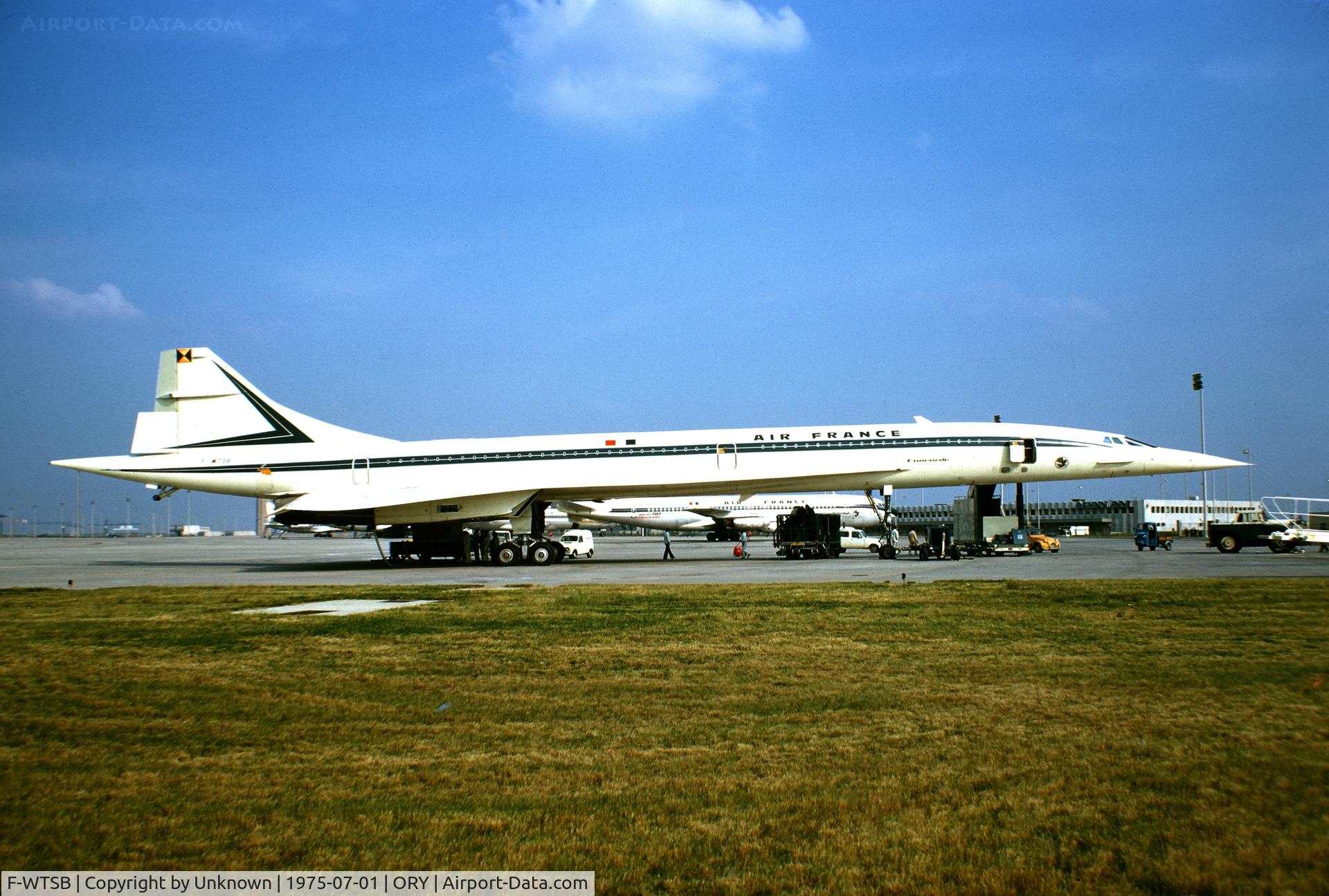 F-WTSB, 1973 Aerospatiale-BAC Concorde 101 C/N 201, Paris ORY7.1975