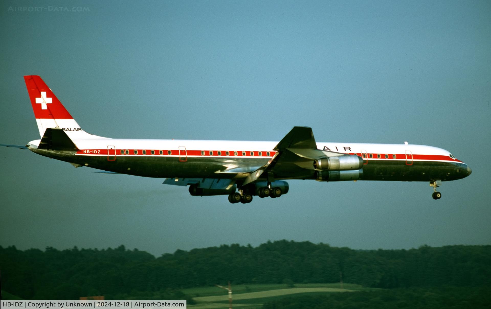 HB-IDZ, 1969 Douglas DC-8-63PF C/N 46074, Unknown